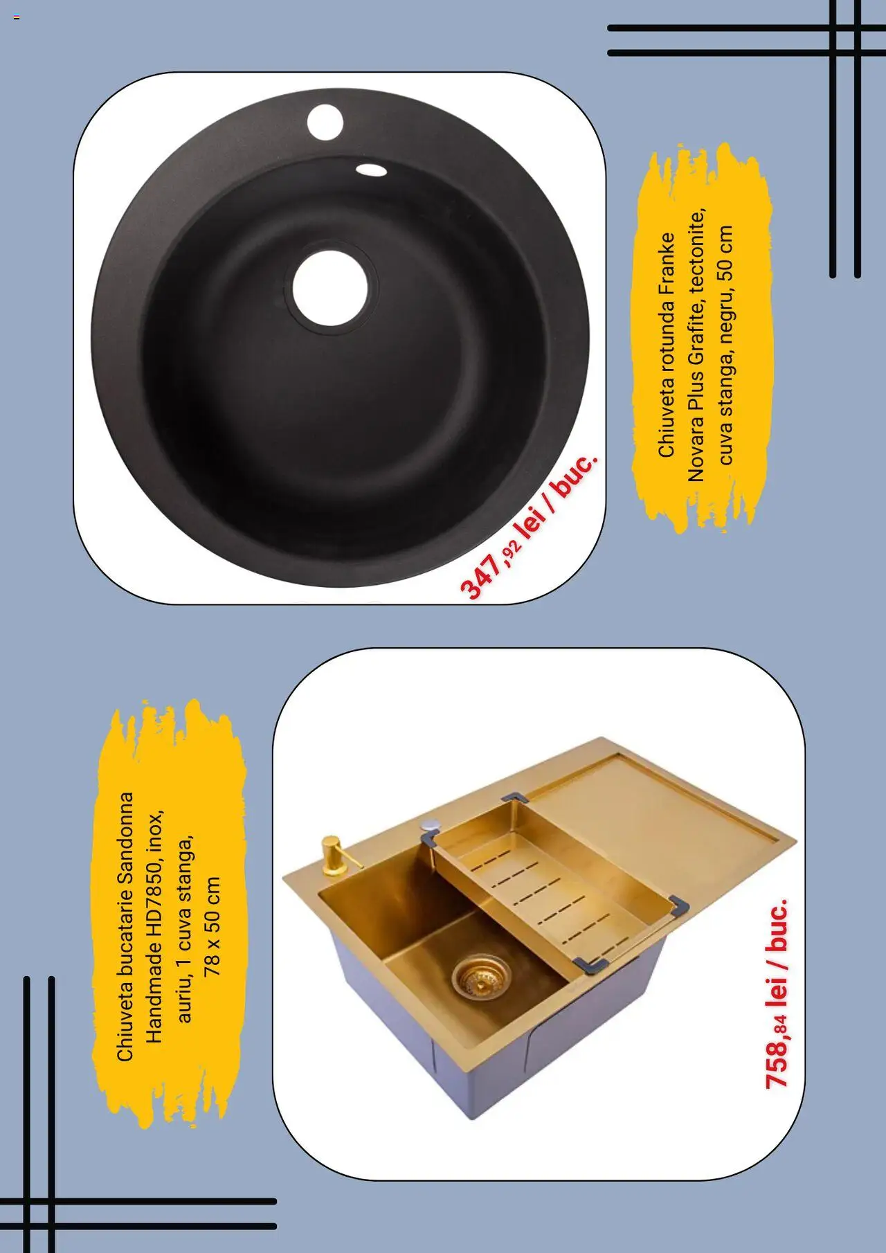 Noul catalog Mathaus – valabil de la 06.10.2025 | Pagină: 5 | Produse: Bucătărie, Chiuvetă