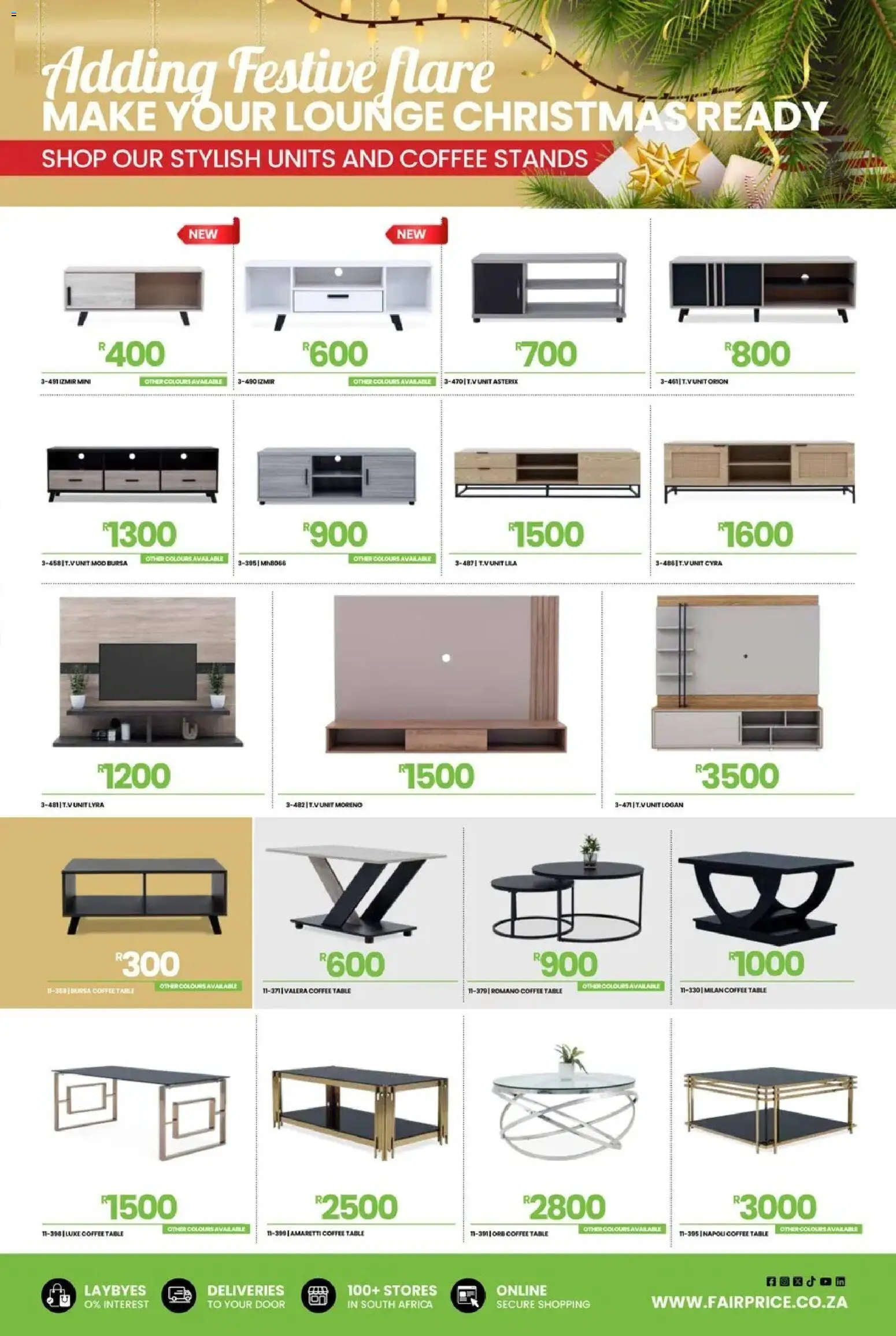 New Fair Price catalogue – valid from 01.12.2025 | Page: 7 | Products: Coffee table, Table, Coffee