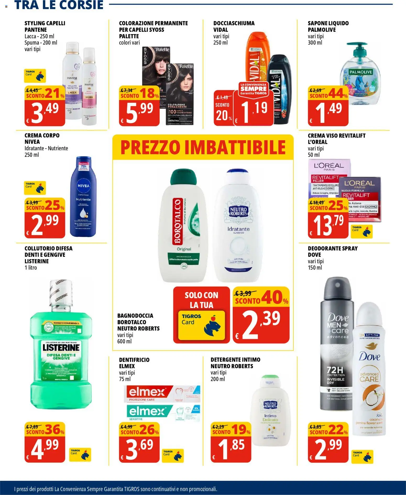 Volantino Tigros del 26.11.2025 | Pagina: 31 | Prodotti: Deodorante, Collutorio, Detergente, Olio