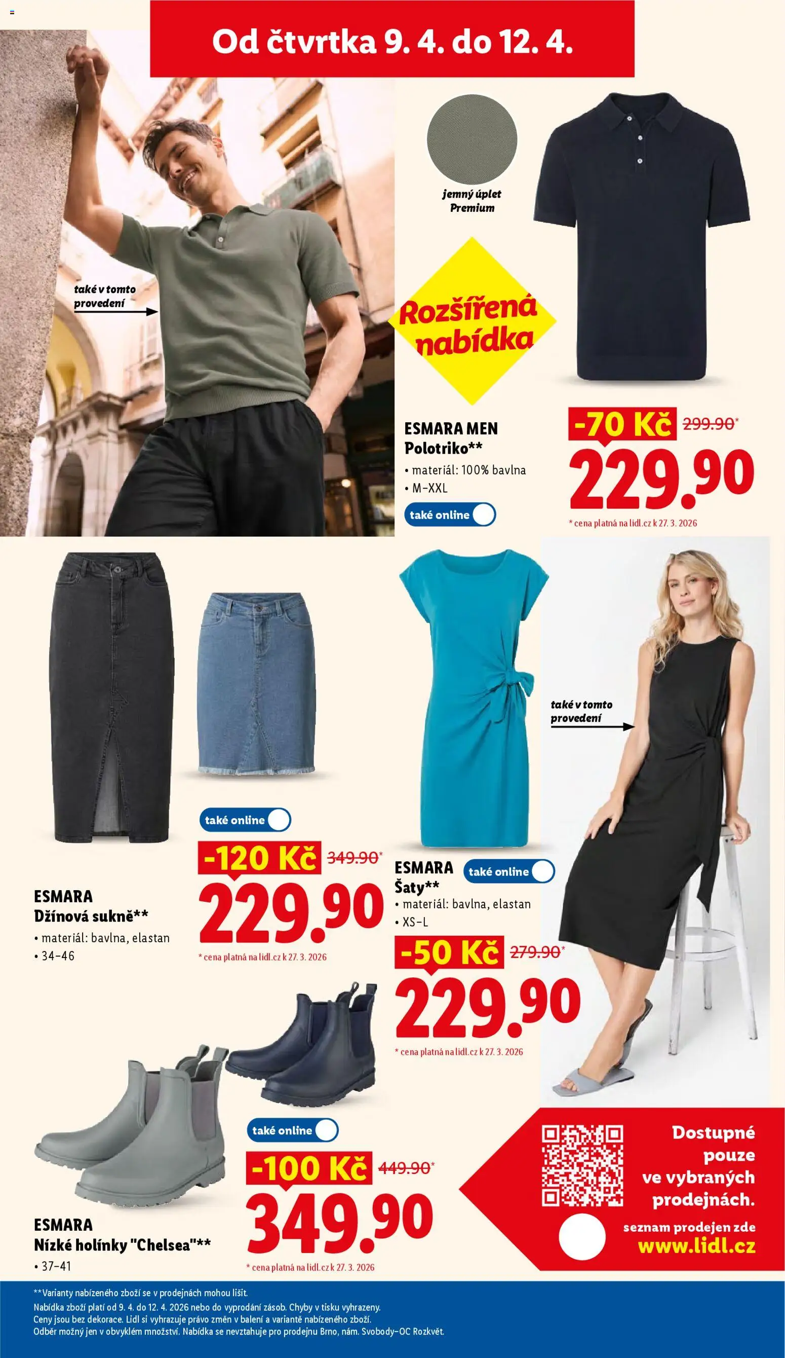 Lidl leták od 09.04.2026 | Strana: 41 | Produkty: Šaty, Sukně, Holínky