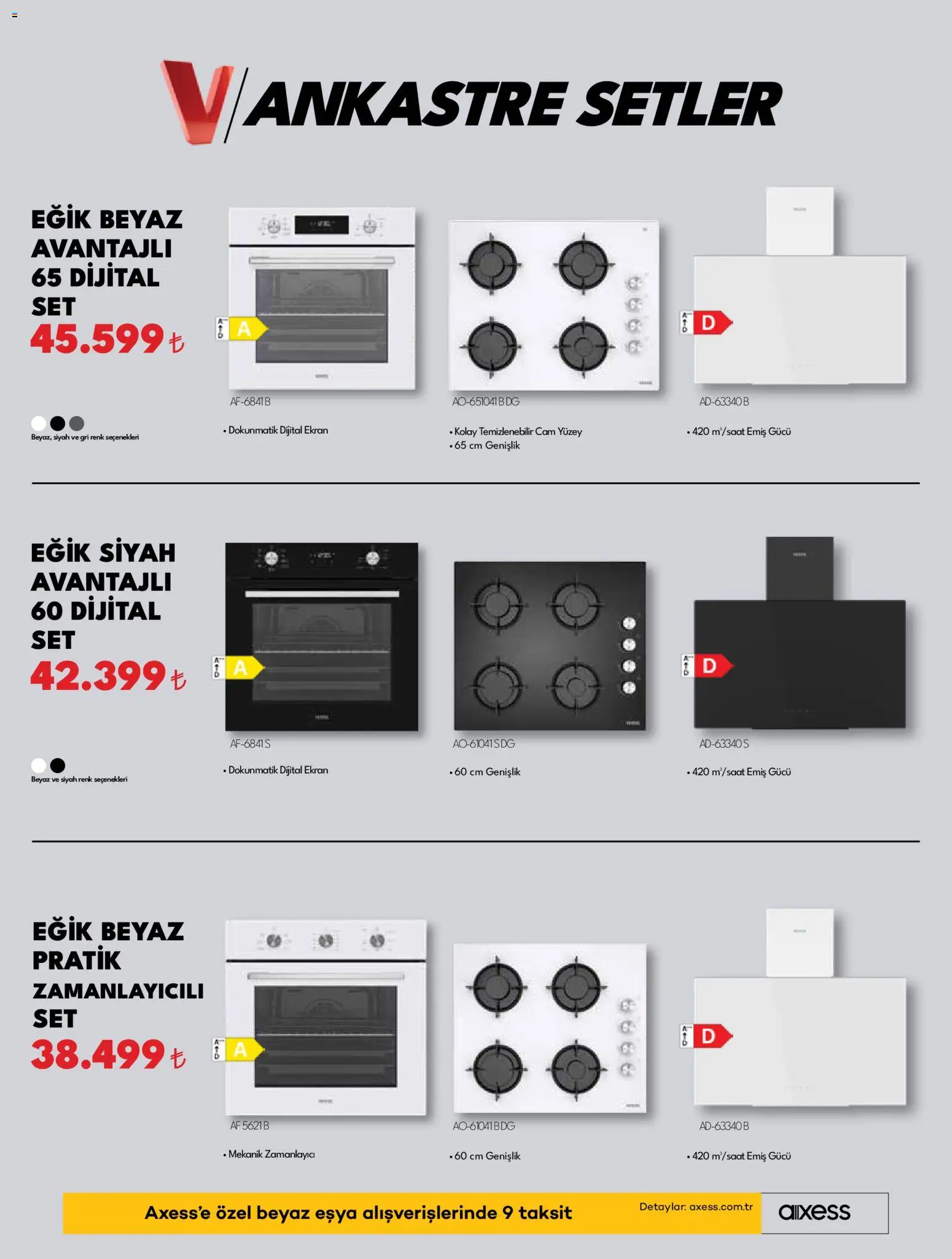 Vestel - Ankastre Ürünler - 01.03.2026 tarihinden itibaren geçerlidir | Sayfa: 15