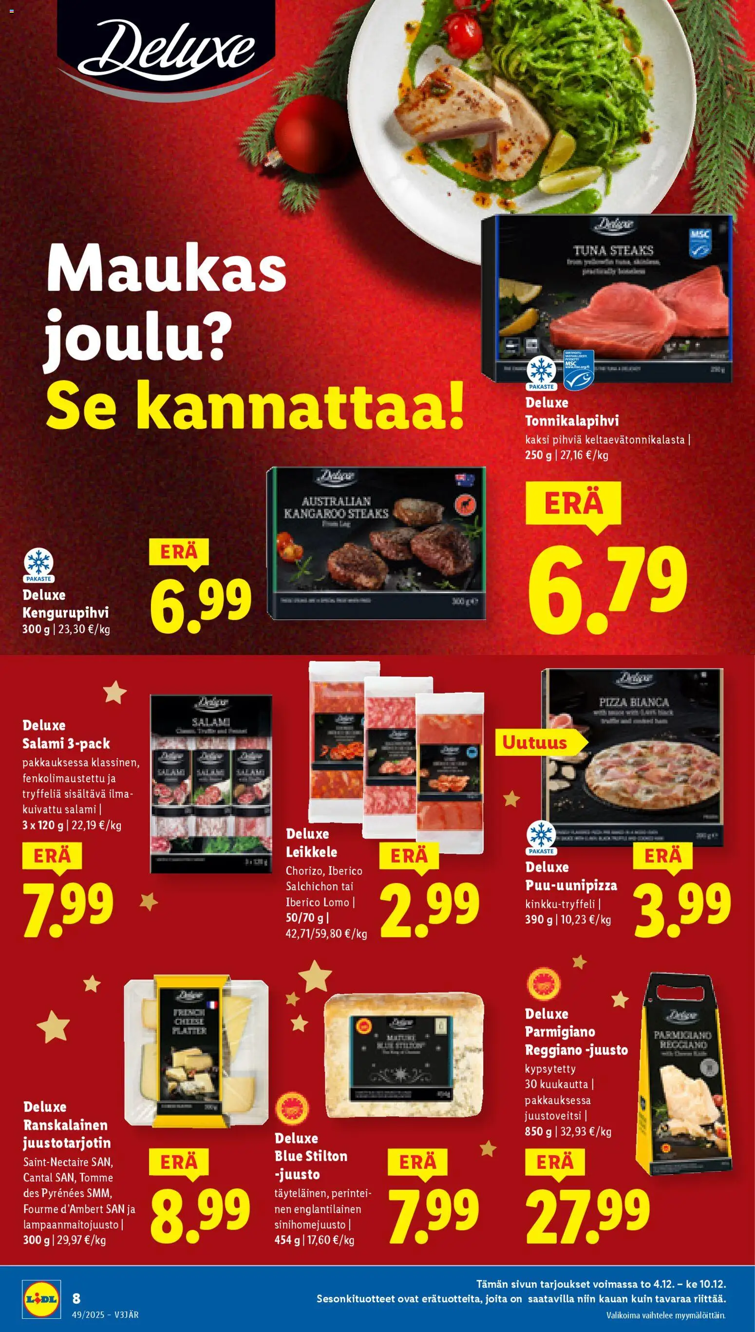 Lidl tarjoukset - Helsinki – voimassa 04.12.2025 alkaen | Sivu: 8