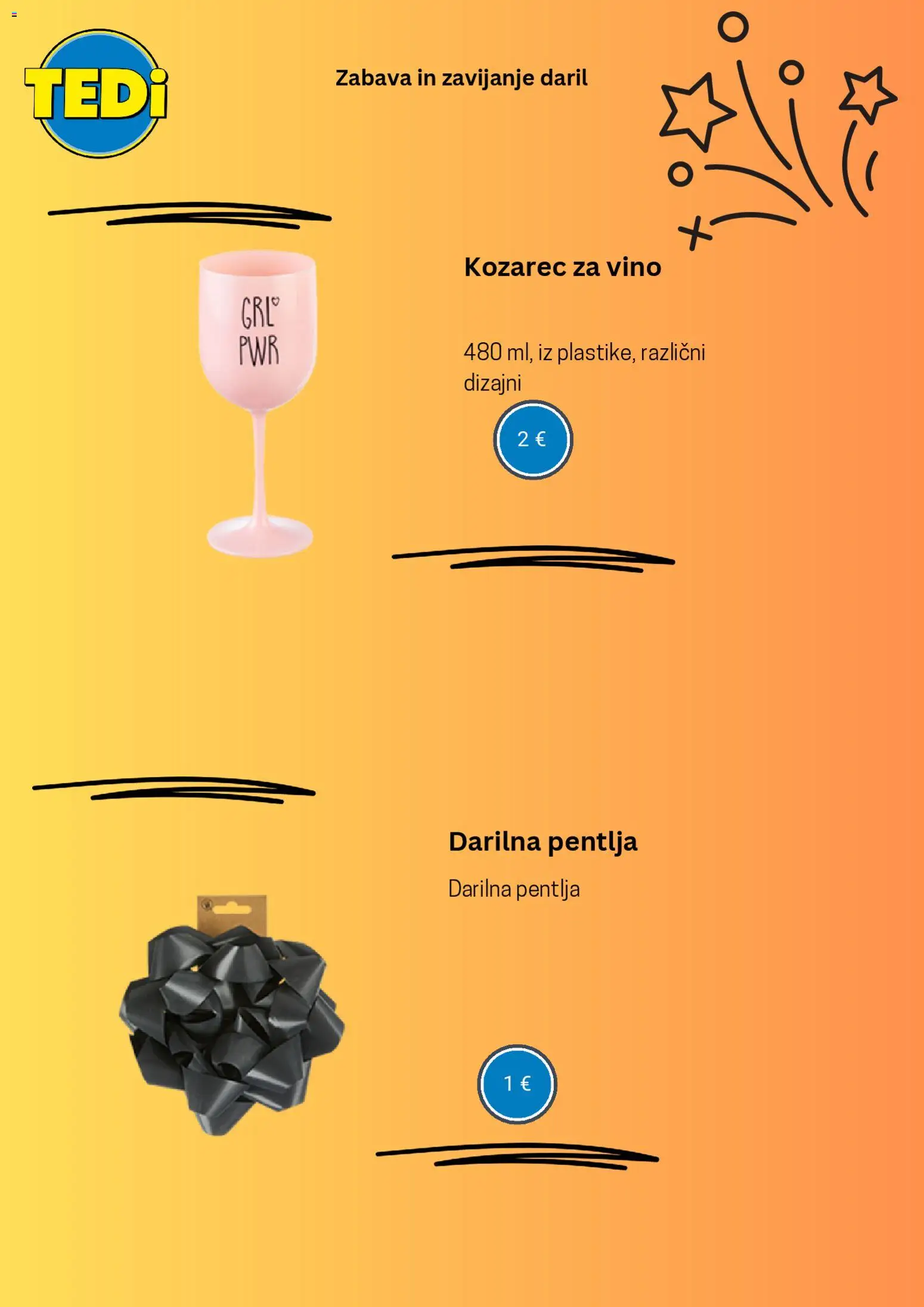 Novi TEDi katalog ponudbe – veljaven od 01.11.2025 | Stran: 5 | Izdelki: Kozarec, Vino