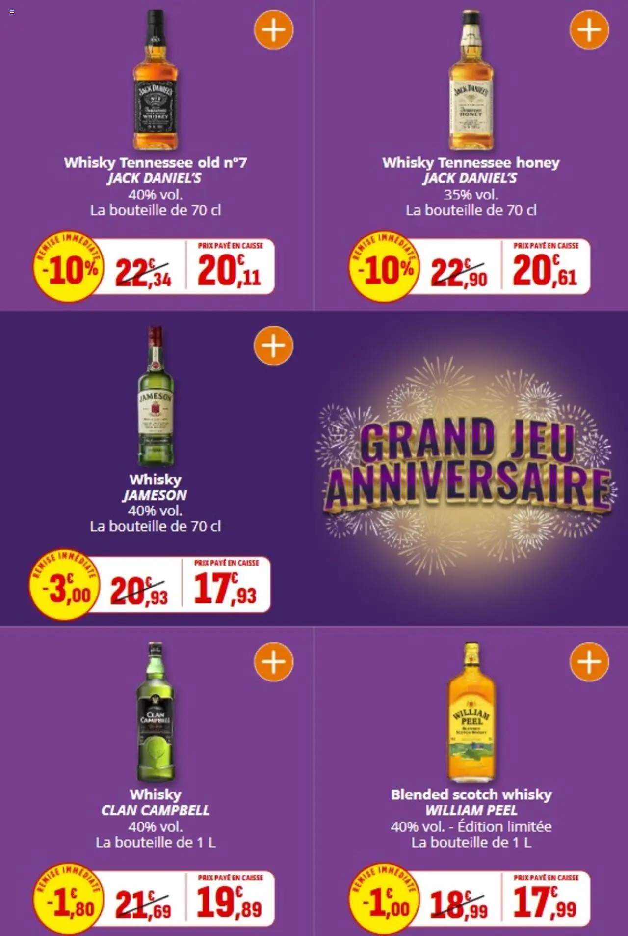  | Page: 49 | Produits: Whisky, Scotch whisky Clan campbell, Whisky clan Campbell