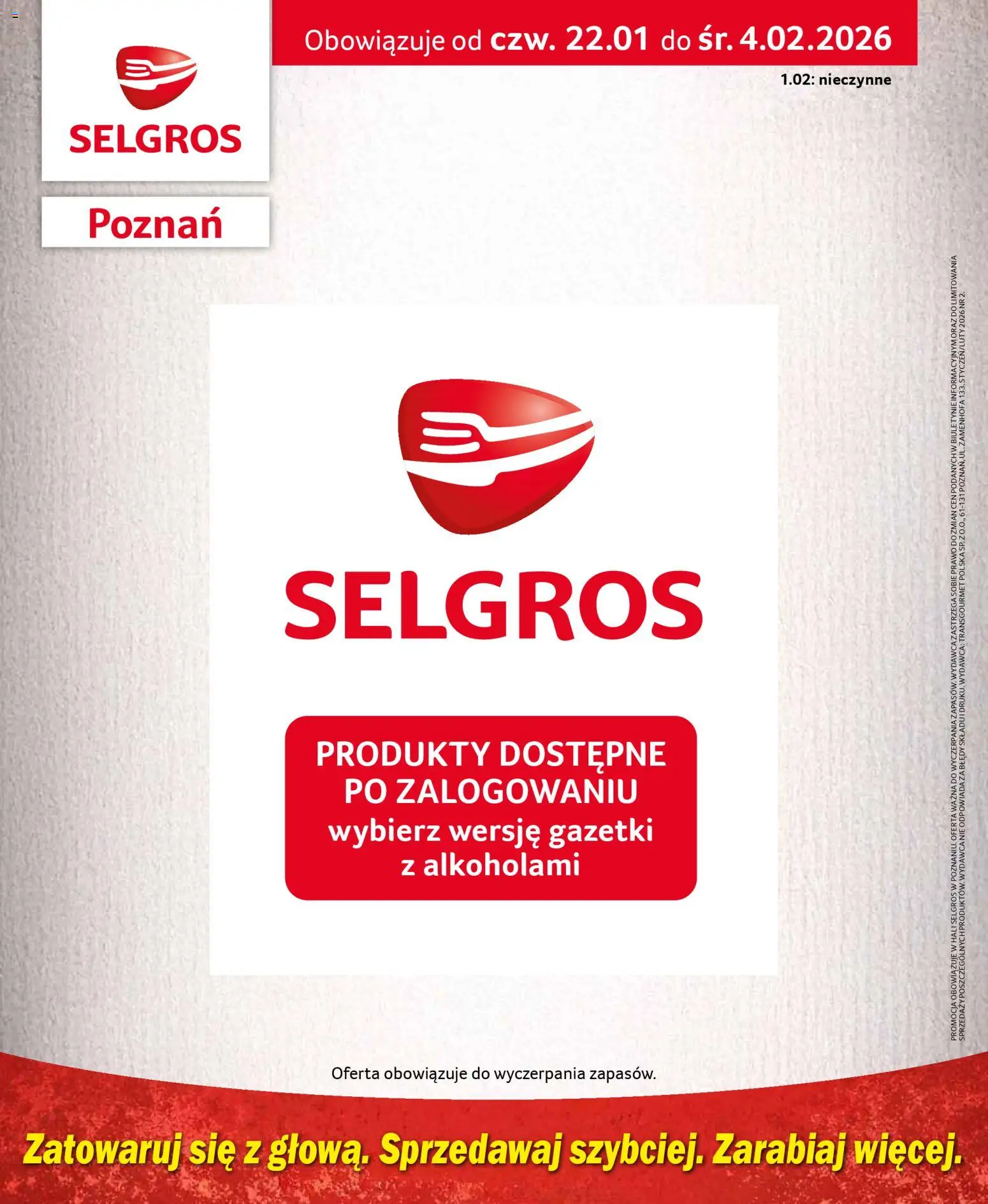 Selgros cash&carry Gazetka jakość w najlepszej cenie od 22.01.2026 | Strona: 2