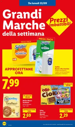 Volantino Lidl del 22.09.2025 | Pagina: 20 | Prodotti: Uova, Biscotti, Olio