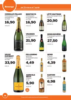Anteprima del volantino Sogegross volantino valido a partire dal 25.03.2026 | Pagina: 38 | Prodotti: Tè, Vino, Champagne