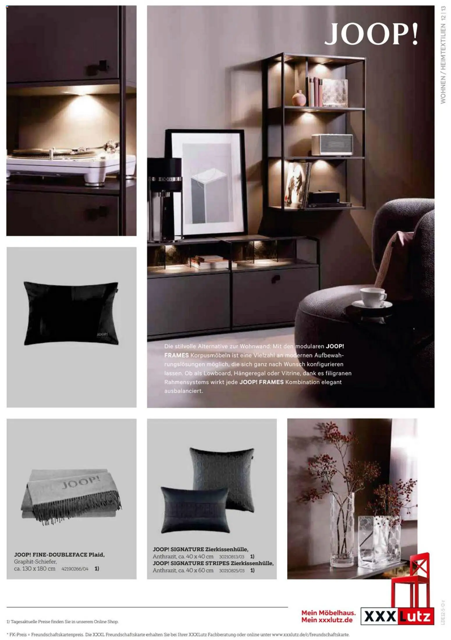 XXXL Lutz JOOP! Home Collection – gültig ab 19.12.2025 | Seite: 13 | Produkte: Wohnwand