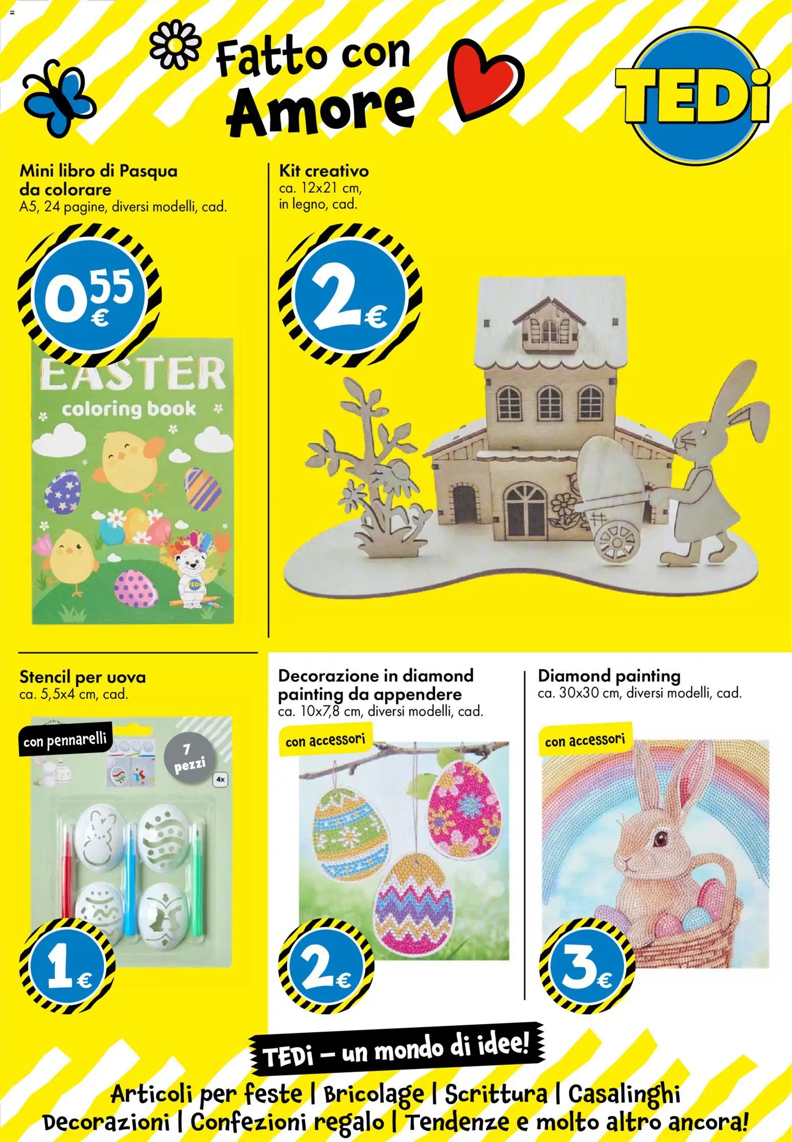 Volantino TEDi del 06.03.2026 | Pagina: 5 | Prodotti: Uova, Pennarelli, Decorazioni