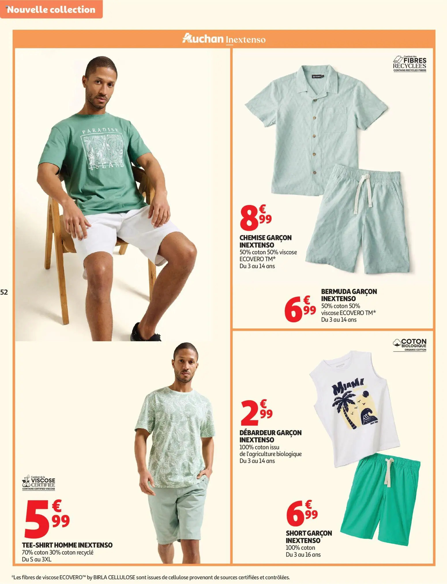 {H1} | Page: 52 | Produits: Bermuda, Coton, Chemise, Débardeur