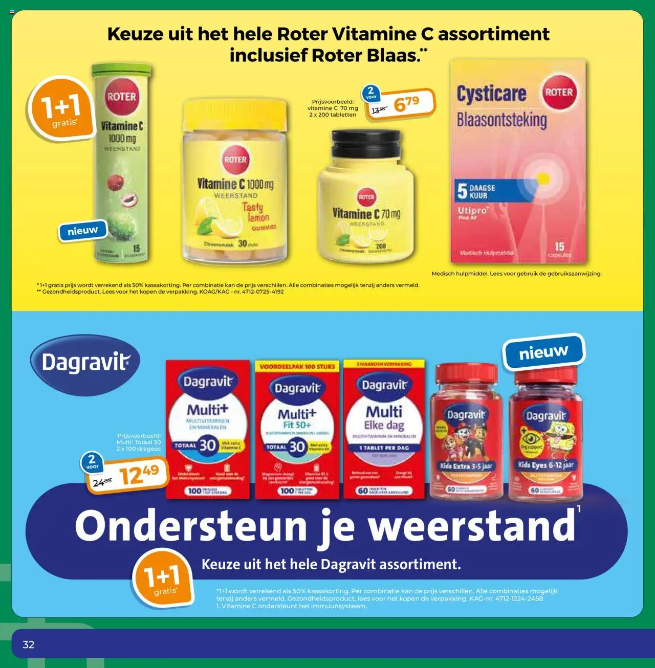 {H1} | Pagina: 36 | Producten: Boter, Kan, Tablet, Vitamine C