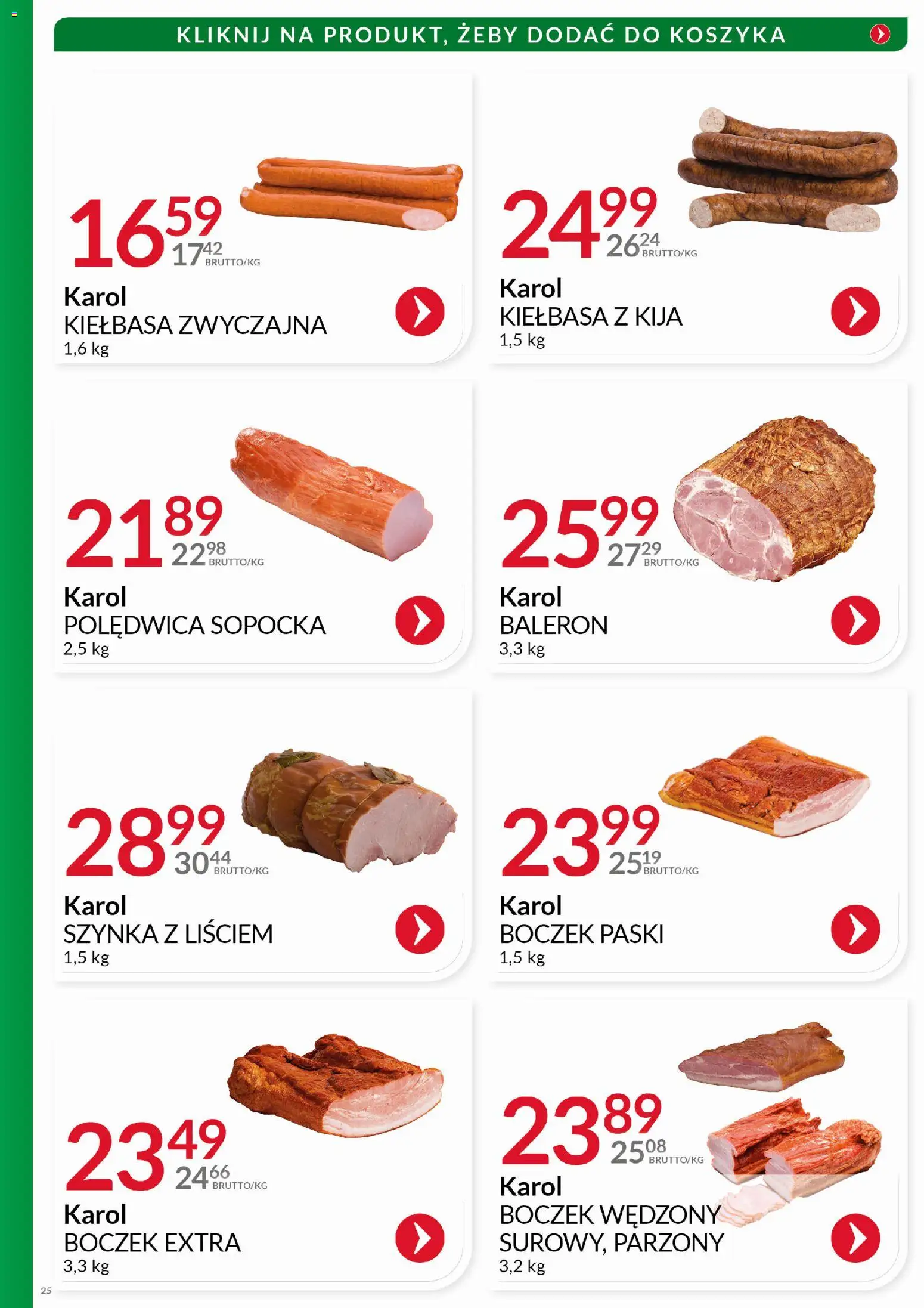 Eurocash Gazetka - Katalog Wędlin od 01.11.2025 | Strona: 25