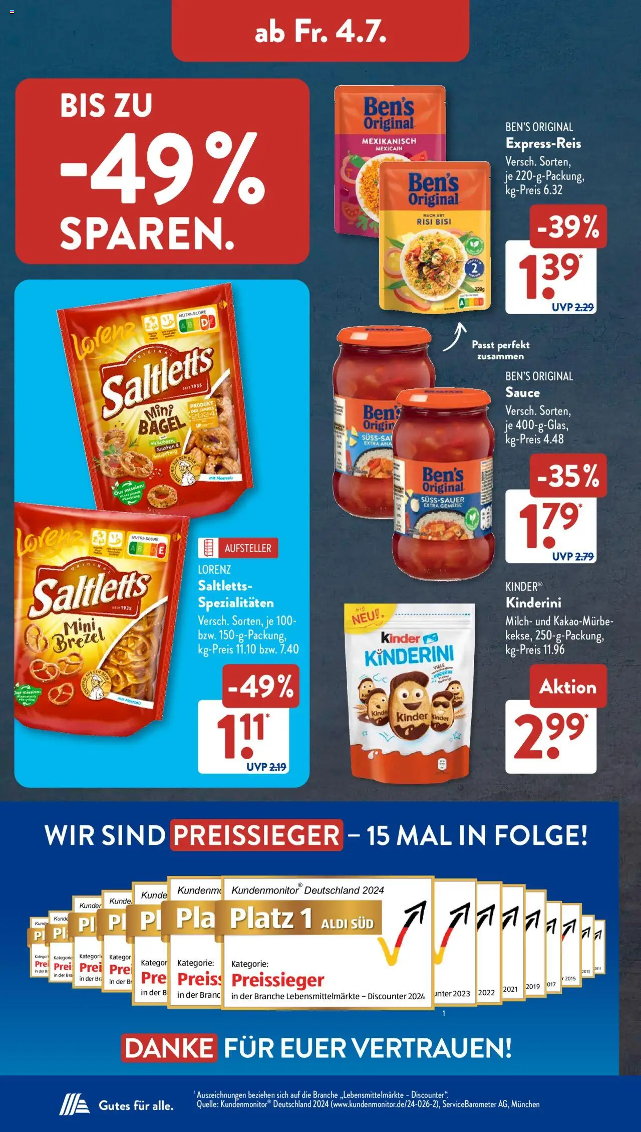 Aldi Süd Prospekt 	 - gültig ab dem 30.06.2025 | Seite: 24 | Produkte: Hugo