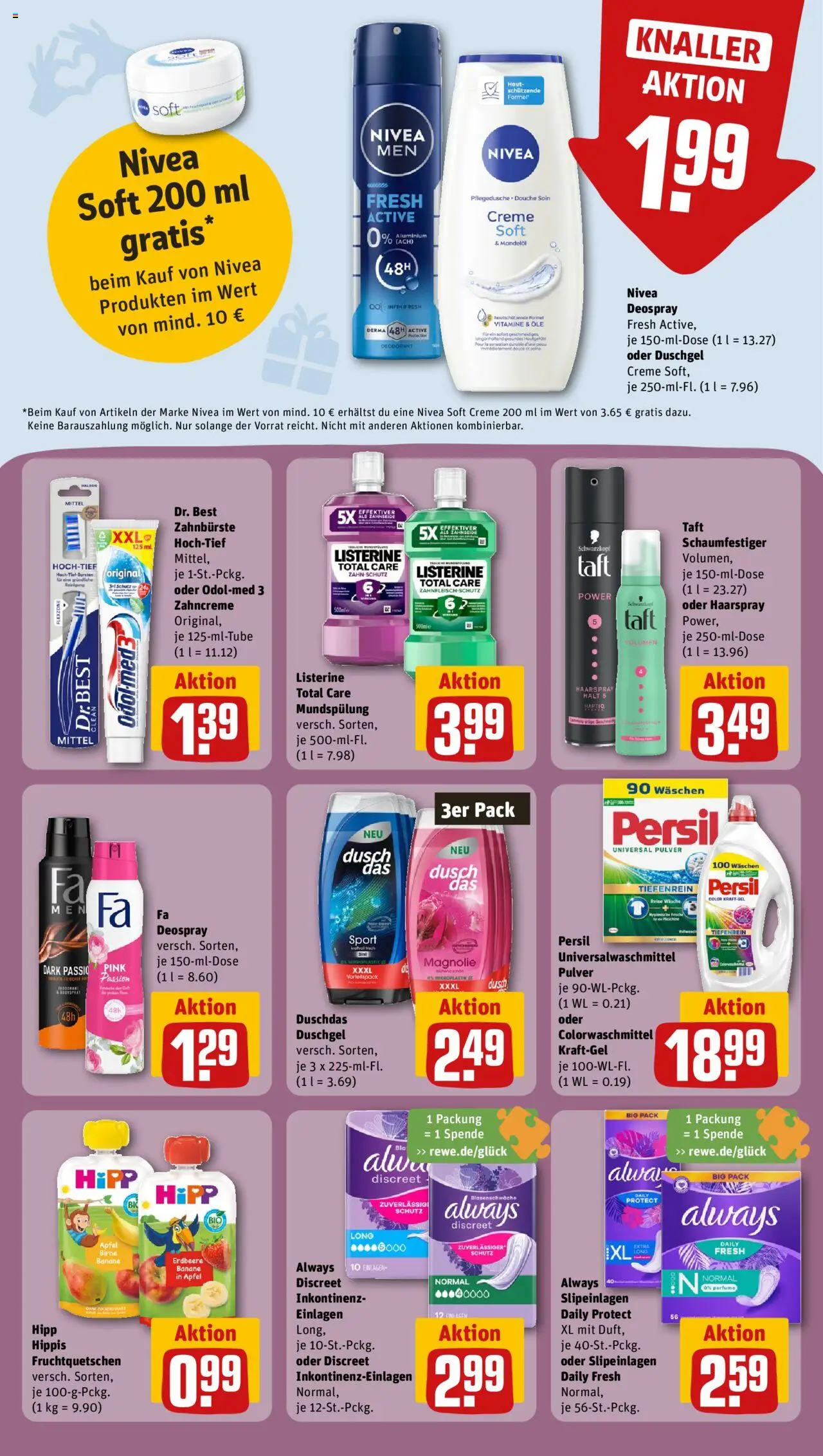 Rewe ihr Kaufpark Prospekt 	 - gültig ab dem 28.07.2025 | Seite: 28 | Produkte: Haarspray, Creme, Deospray, Persil
