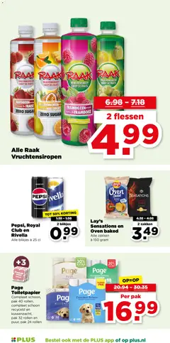 Pepsi, Royal Club en Rivella, Soft drinks in cans, 25 cl per can - Voorbeeld van een folder van Plus, geldig van 29.10.2025 | Pagina: 37