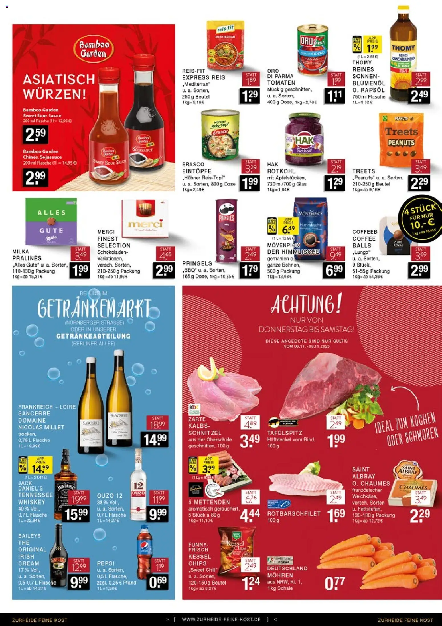 Edeka Zurheide Prospekt 	 – gültig ab 03.11.2025 | Seite: 10 | Produkte: Ouzo 12, Rotkohl, Mohren, Reis