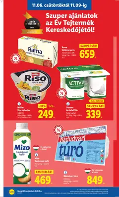 Müller Riso tejberizs, Többféle, 200 g; 1 kg = 1245 Ft - amely érvényes a következő dátumtól: 06.11.2025 | Oldal: 10