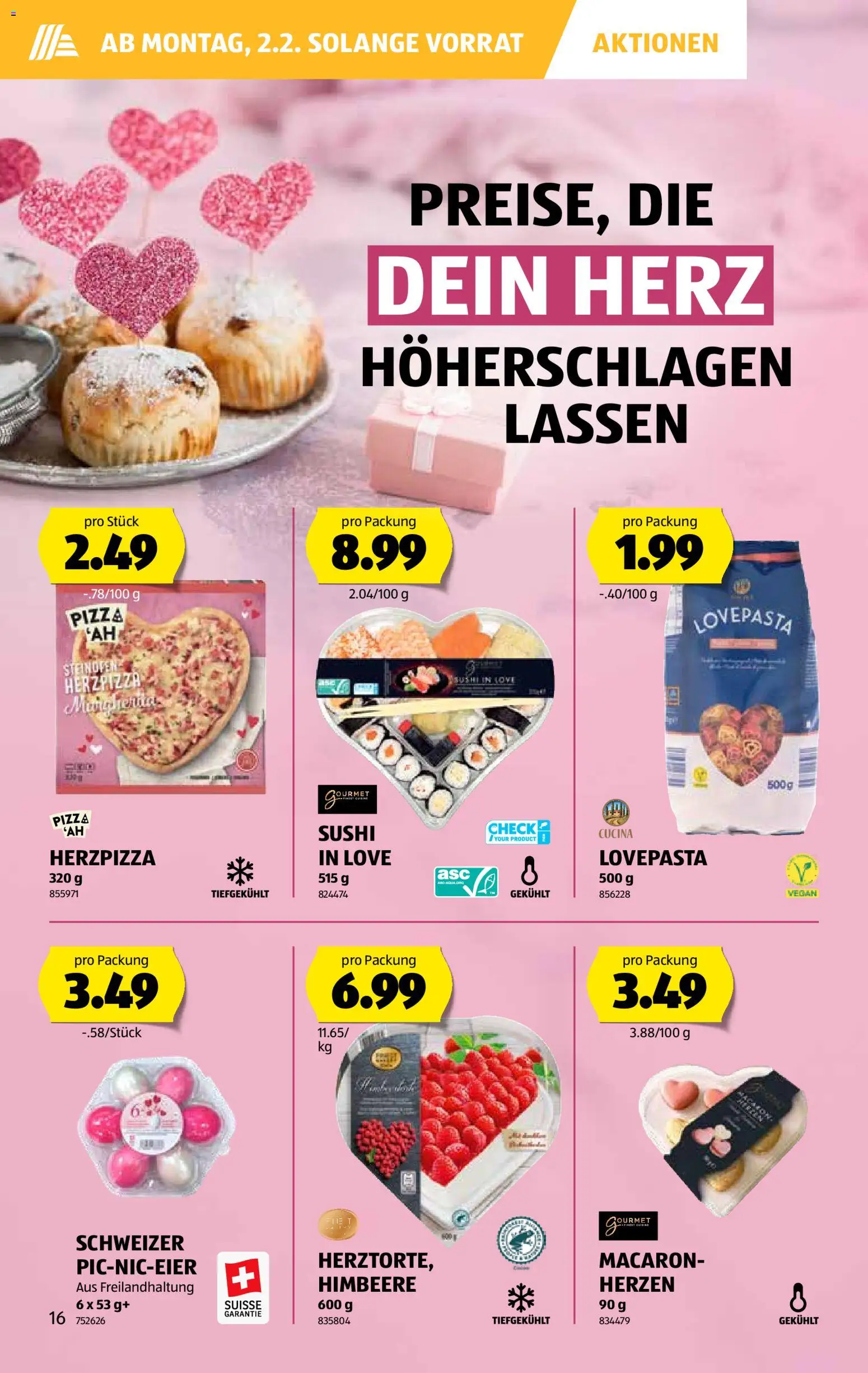 Aldi Aktionen – gültig ab 29.01.2026 | Seite: 17 | Produkte: Pizza, Himbeere