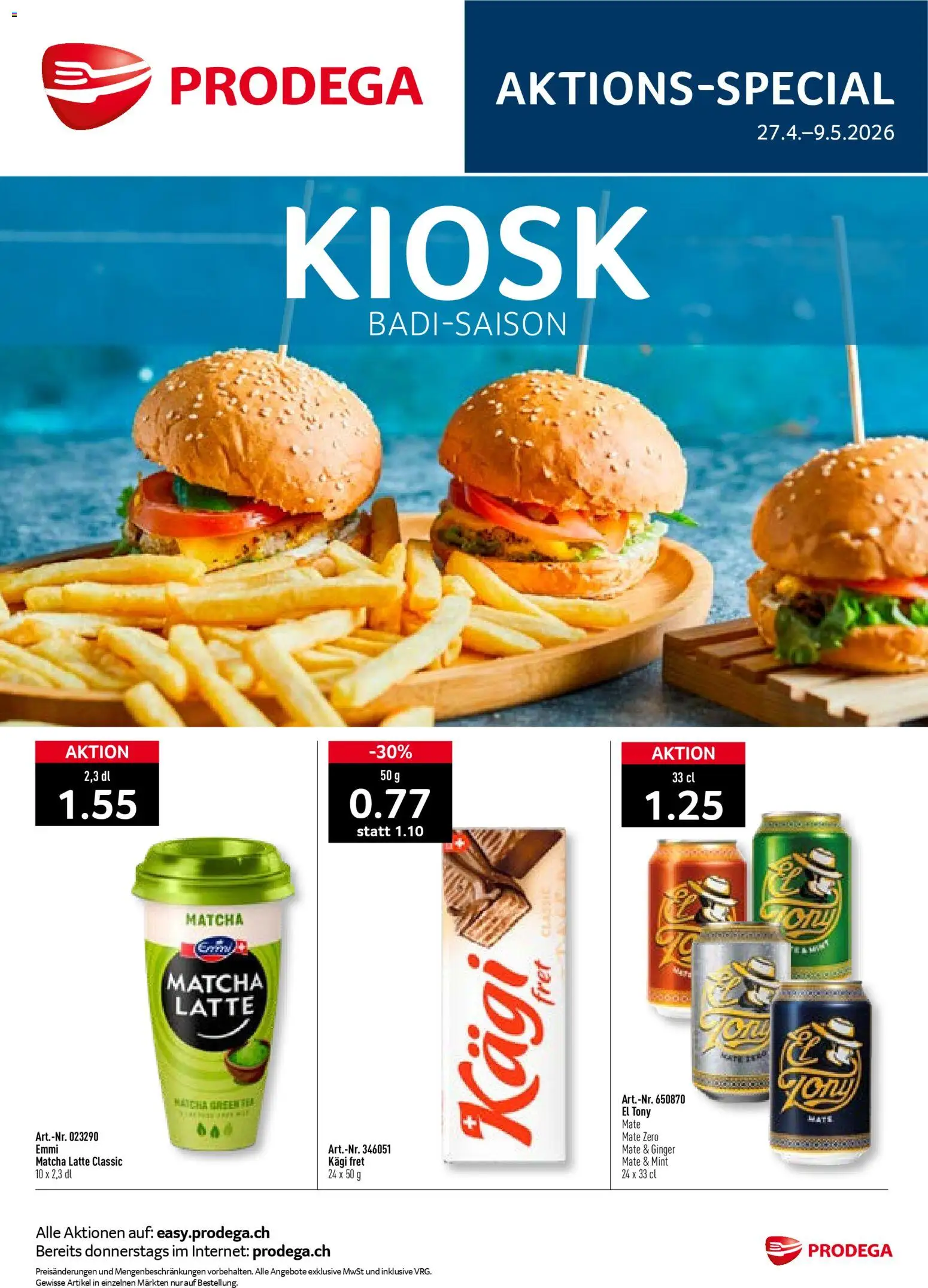 Prodega aktionen Kiosk – gültig ab 27.04.2026 | Seite: 1