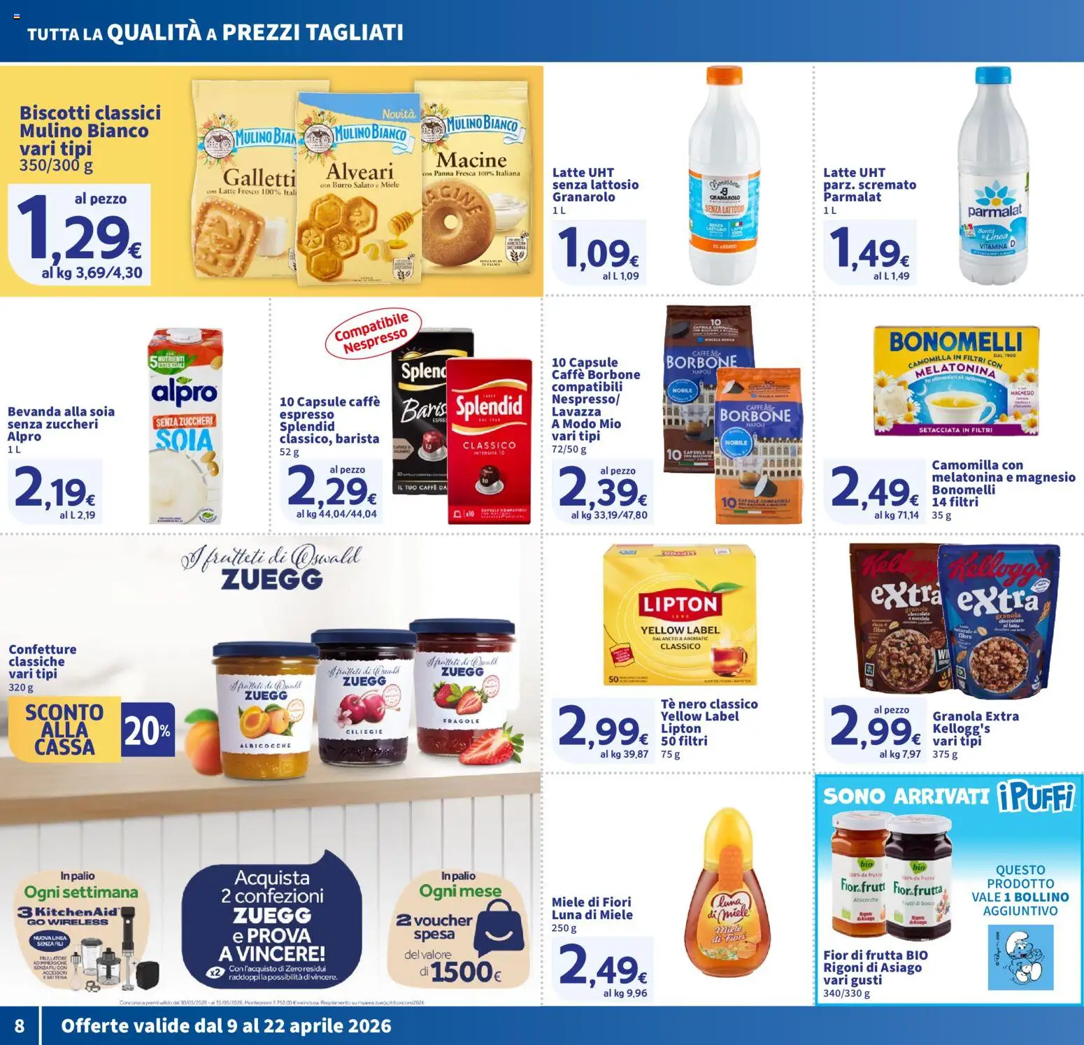 Volantino SIGMA del 09.04.2026 | Pagina: 8 | Prodotti: Caffè, Fragole, Albicocche, Batteria
