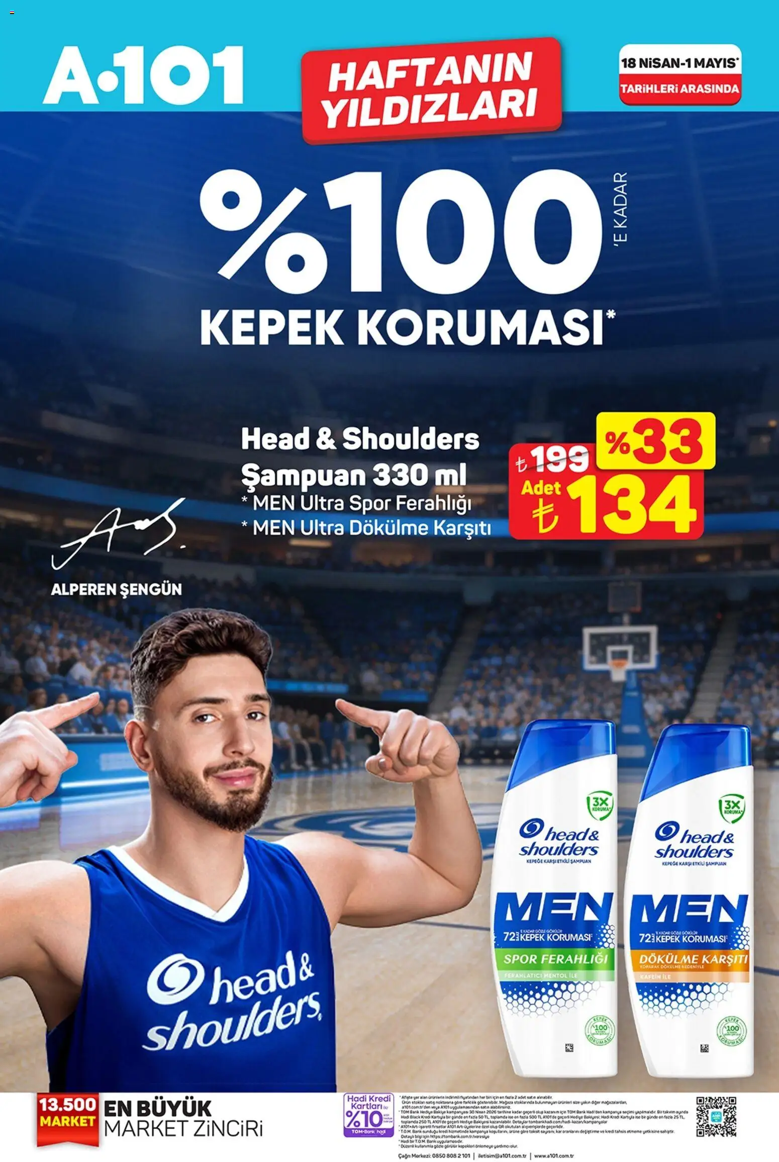 A101 Katalog - 25.04.2026 tarihinden itibaren geçerlidir | Sayfa: 9 | Ürünler: Şampuan