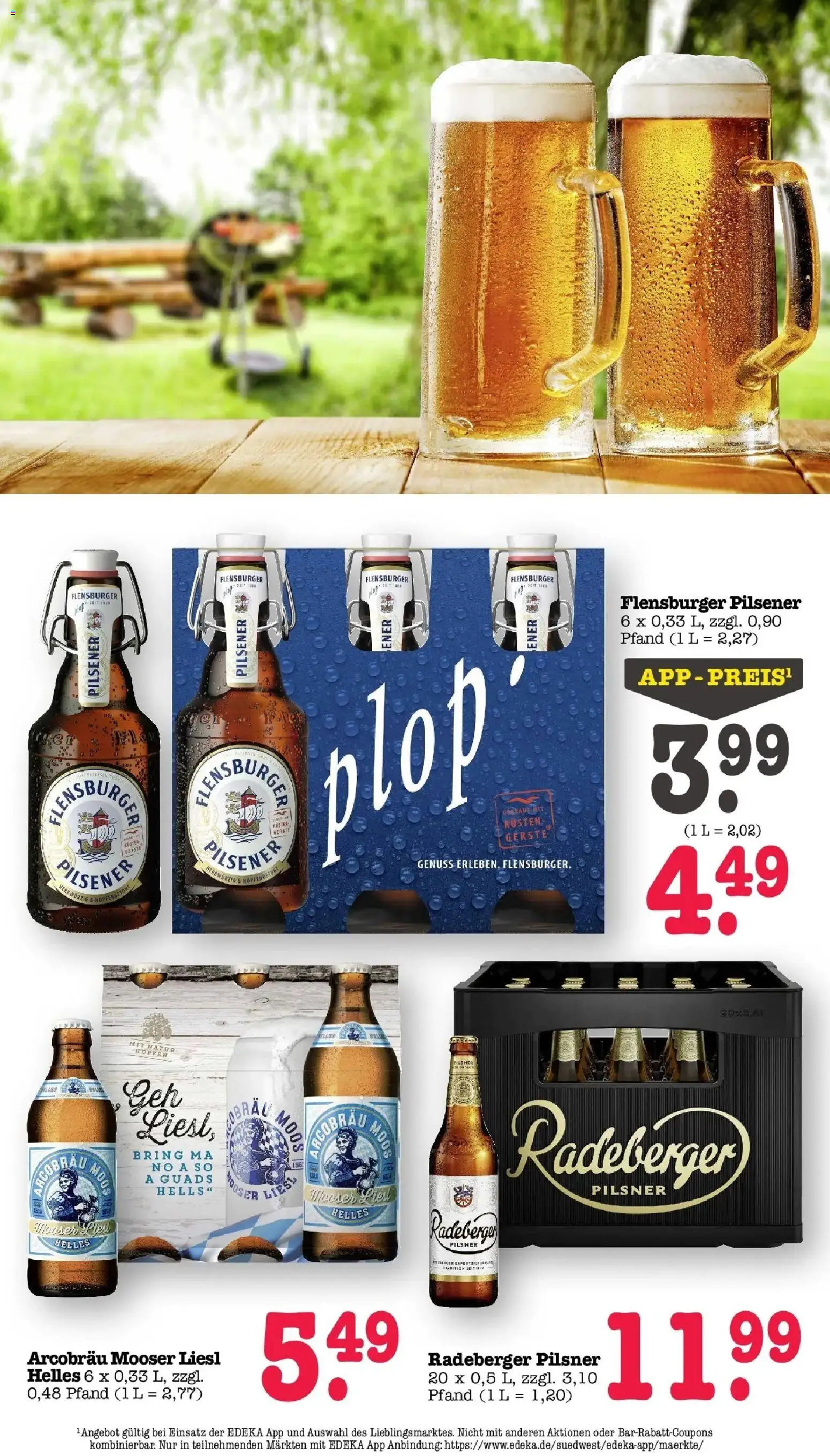 Edeka prospekt Wörth Am Rhein	 – gültig ab 09.03.2026 | Seite: 44 | Produkte: Burger, Flensburger, Radeberger pilsner
