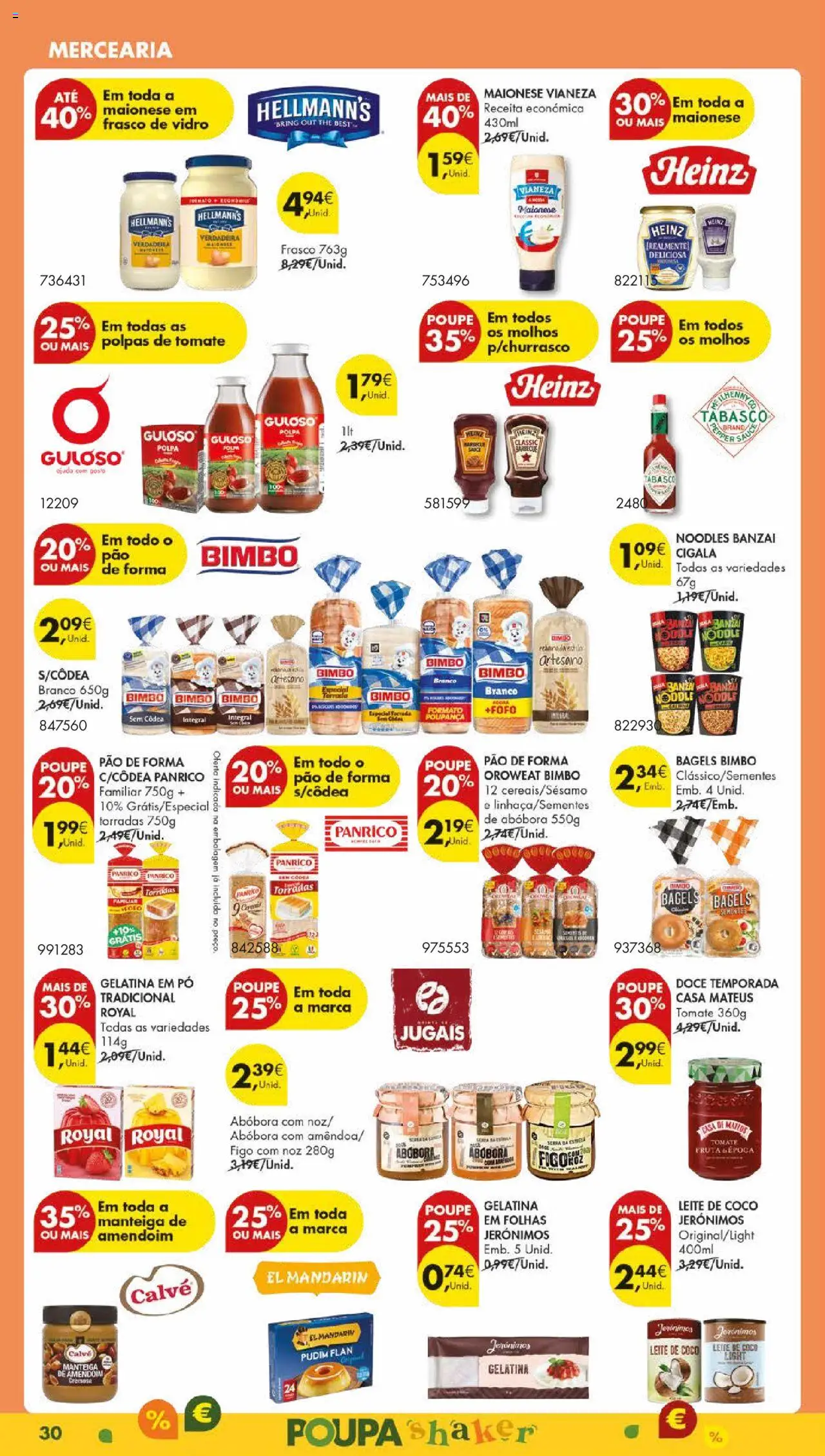 Pingo Doce folheto │ válido de 12.08.2025 | Página: 34 | Produtos: Pó, Pudim, Maionese, Doces