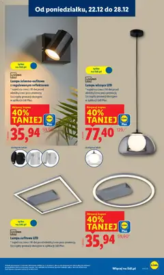 Pogląd oferty "Lampa ścienno-sufitowa z regulowanym reflektorem, Wall and ceiling lamp with adjustable reflector." - ważna od 22.12.2025 | Strona: 9 | Produkty: Lampa