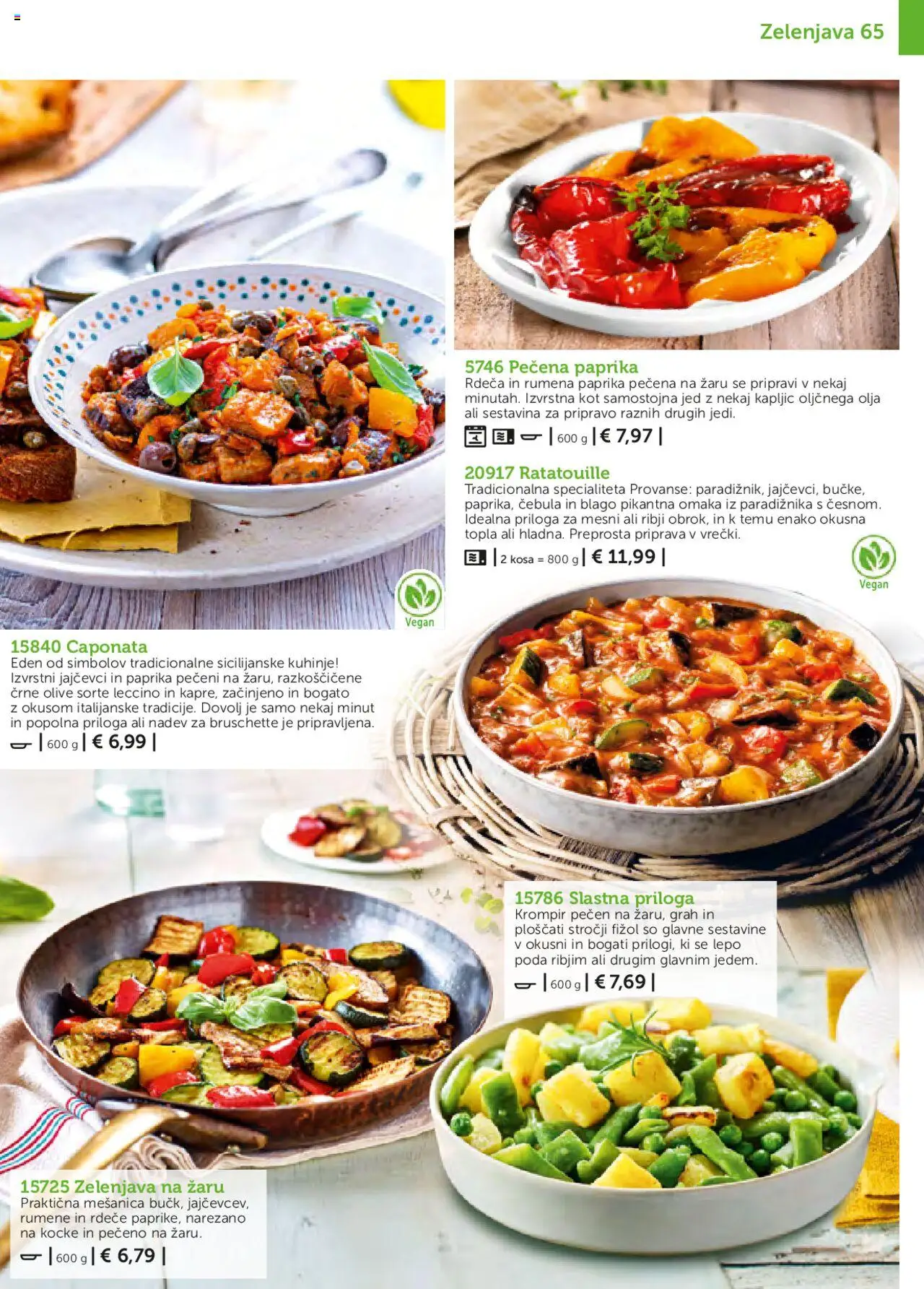 Bofrost katalog │ velja od 01.05.2025 | Stran: 65 | Izdelki: Krompir, Zelenjava, Omaka, Grah