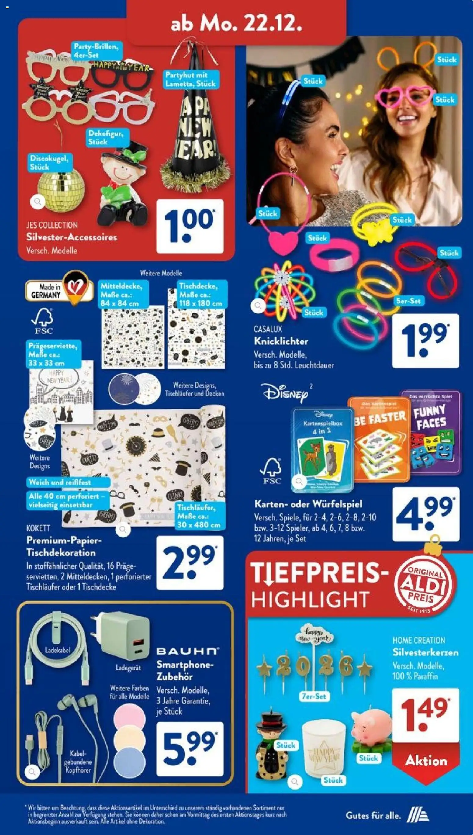 Aldi Süd Prospekt 	 – gültig ab 22.12.2025 | Seite: 25 | Produkte: Spiel, Ladekabel, Home creation, Kopfhörer
