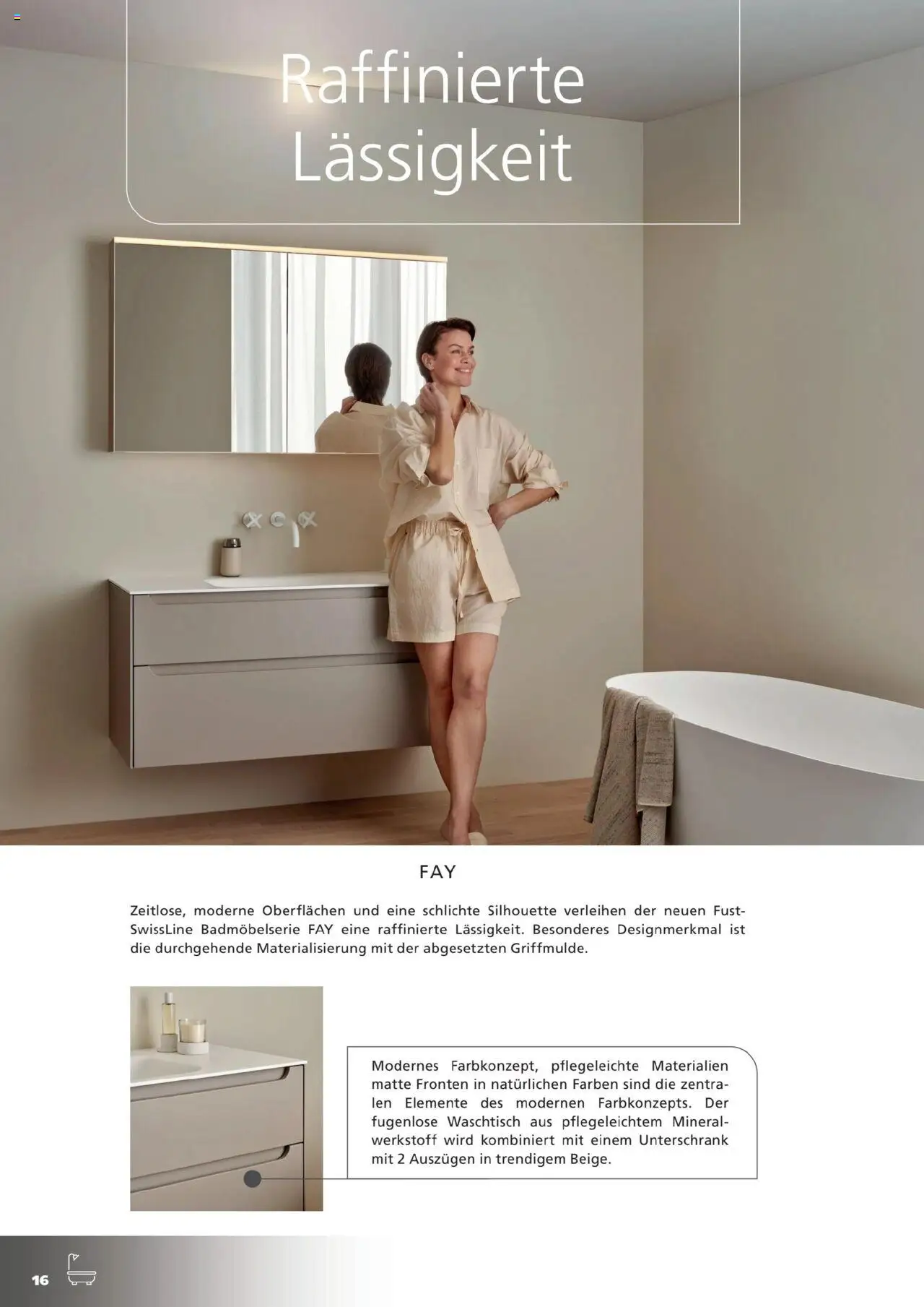 Fust Prospekt KücheBad – gültig ab 05.05.2025 | Seite: 16 | Produkte: Waschtisch, Unterschrank