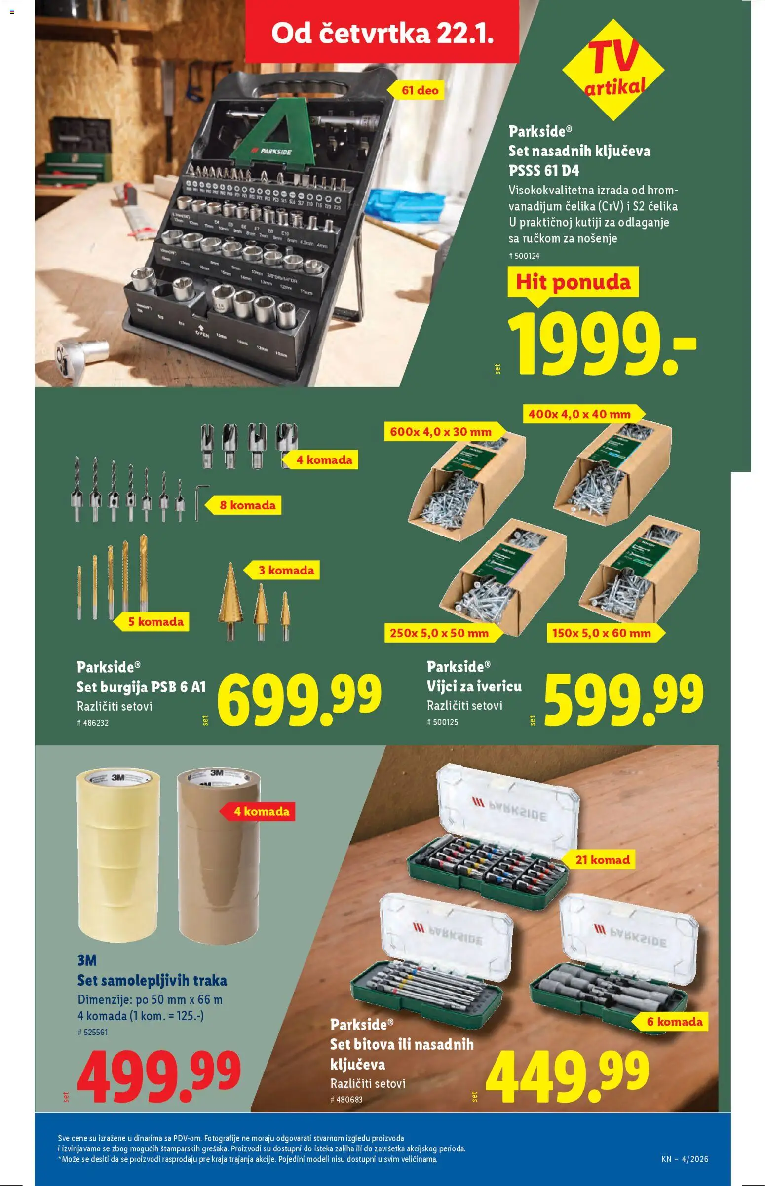 Lidl katalog - važi od 22.01.2026 | Strana: 51 | Proizvode: Parkside