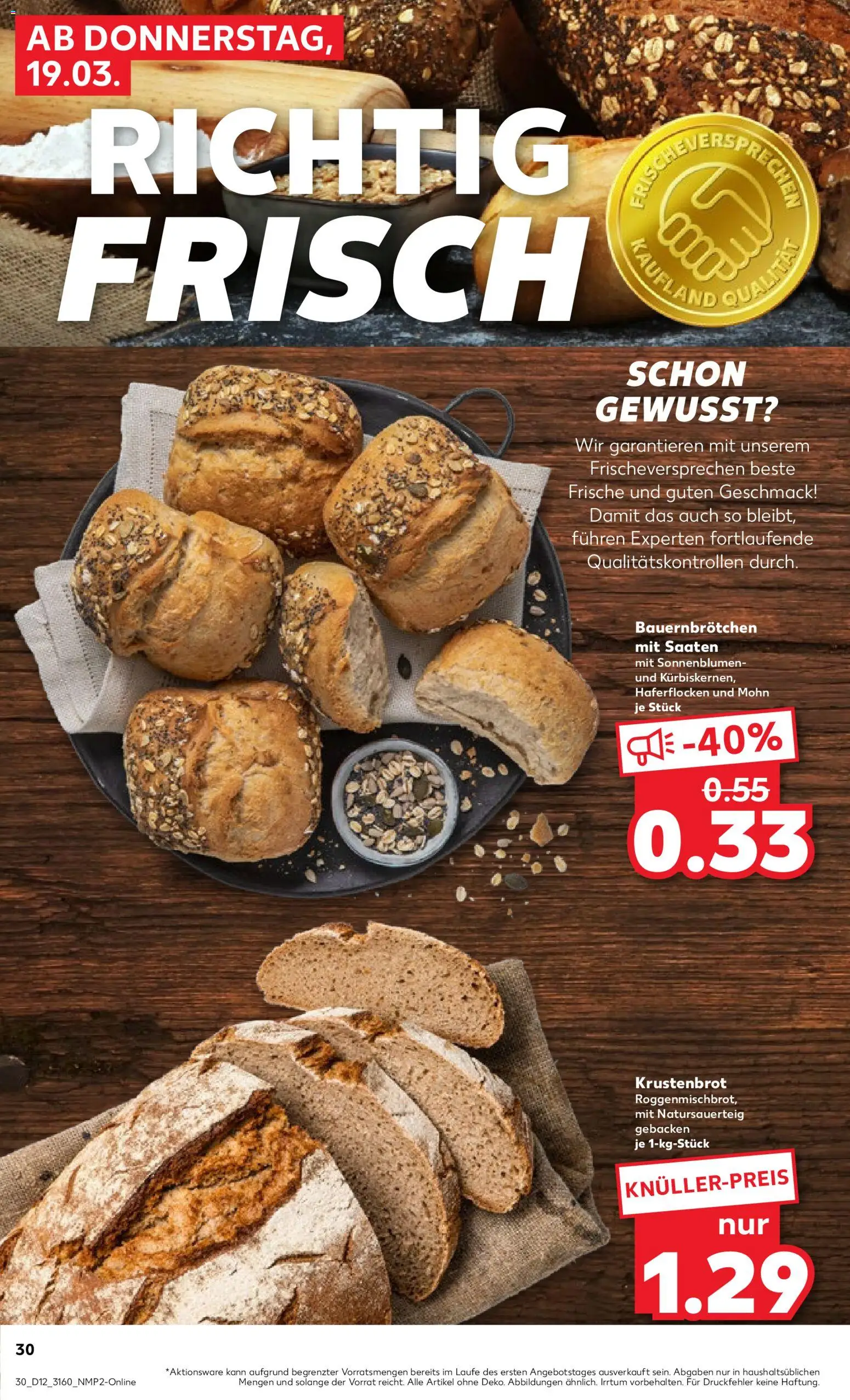 Kaufland Prospekt Potsdam	 – gültig ab 19.03.2026 | Seite: 30