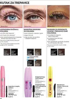 Legendary Lengths maskara, Volume & Length maskara, 10 ml - pregled AVON kataloga - važi od 01.12.2025 | Strana: 72
