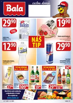 Náhled letáku BALA velký leták Holba + od 23.07.2025
