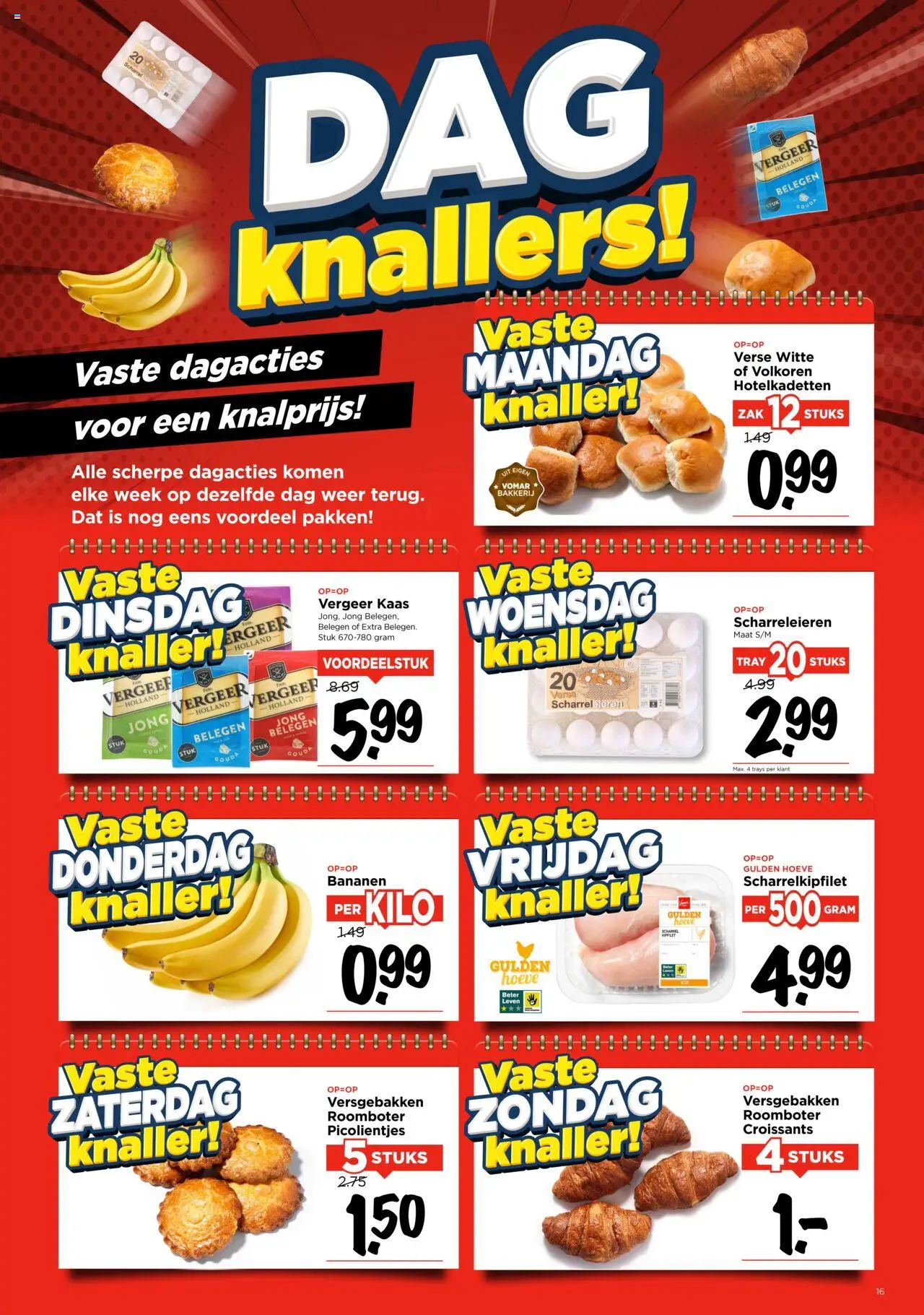  | Pagina: 1 | Producten: Kaas, Bananen, Roomboter, Bakkerij