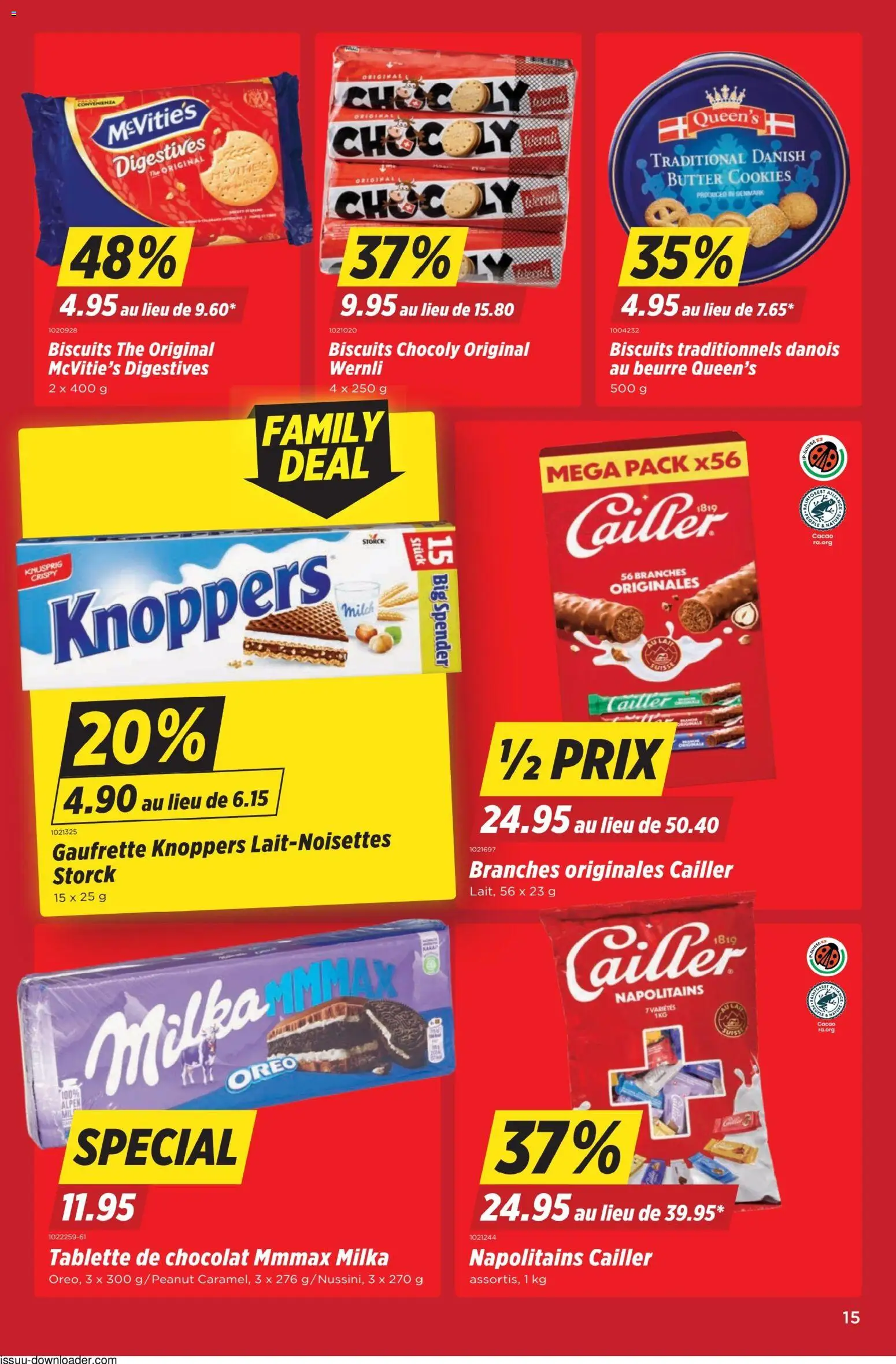 Denner Aktionen FR – gültig ab 28.10.2025 | Seite: 15 | Produkte: Milch, Butter, Tablette