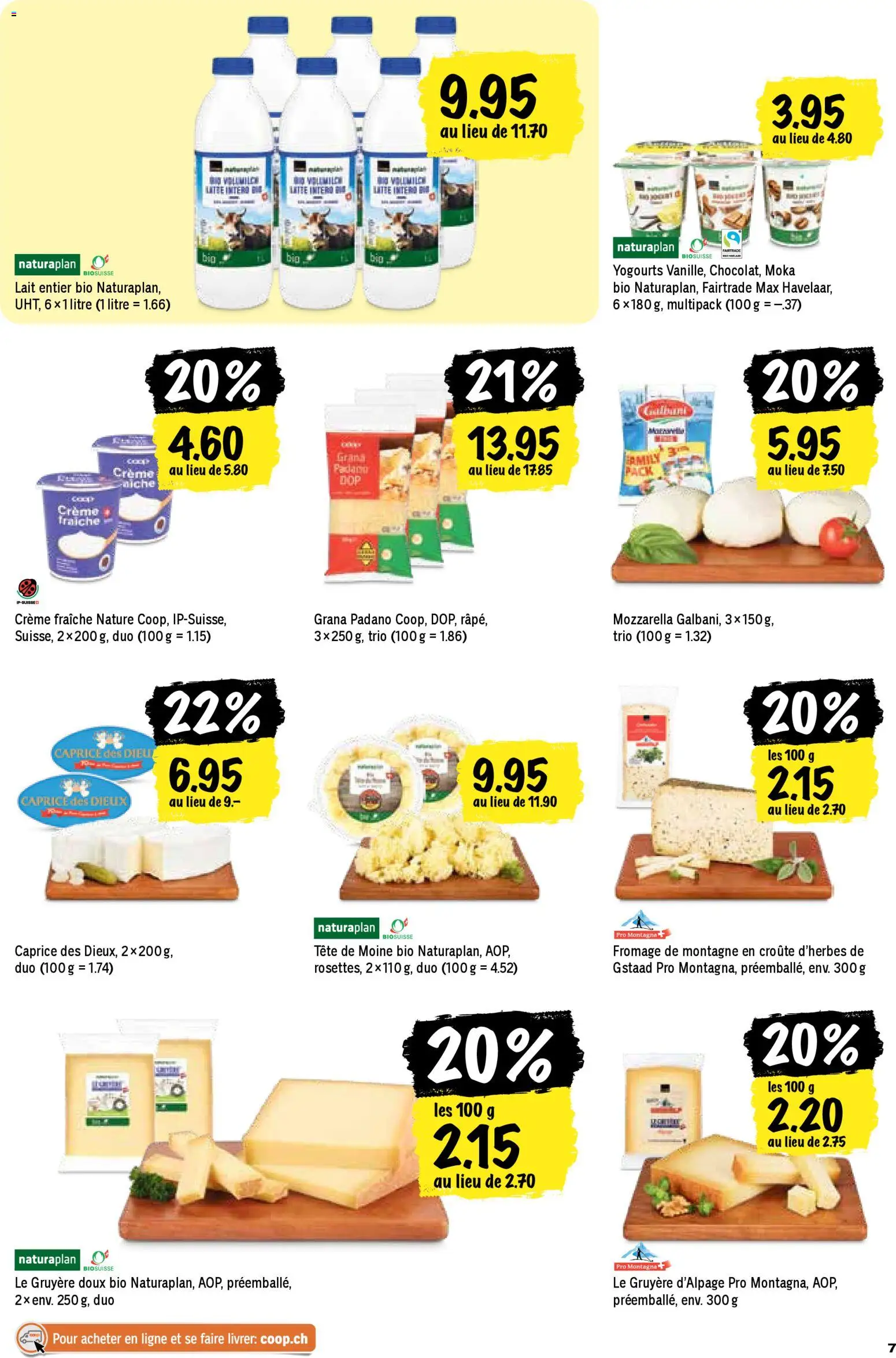 Coop aktionen FR – gültig ab 31.03.2026 | Seite: 7 | Produkte: Creme