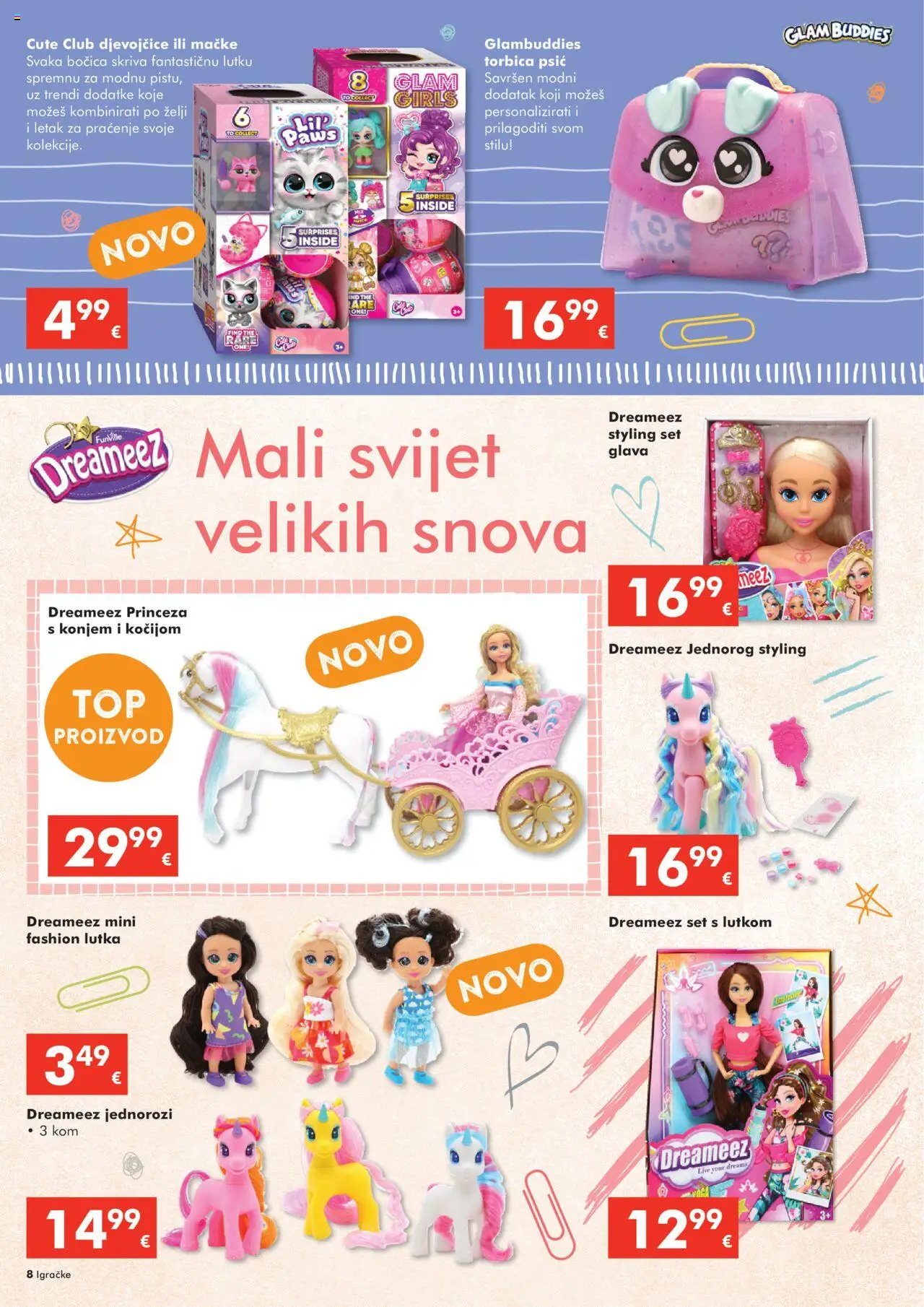 Interspar katalog | vrijedi od 22.10.2025 | Stranica: 8 | Proizvodi: Lutka, Torbica
