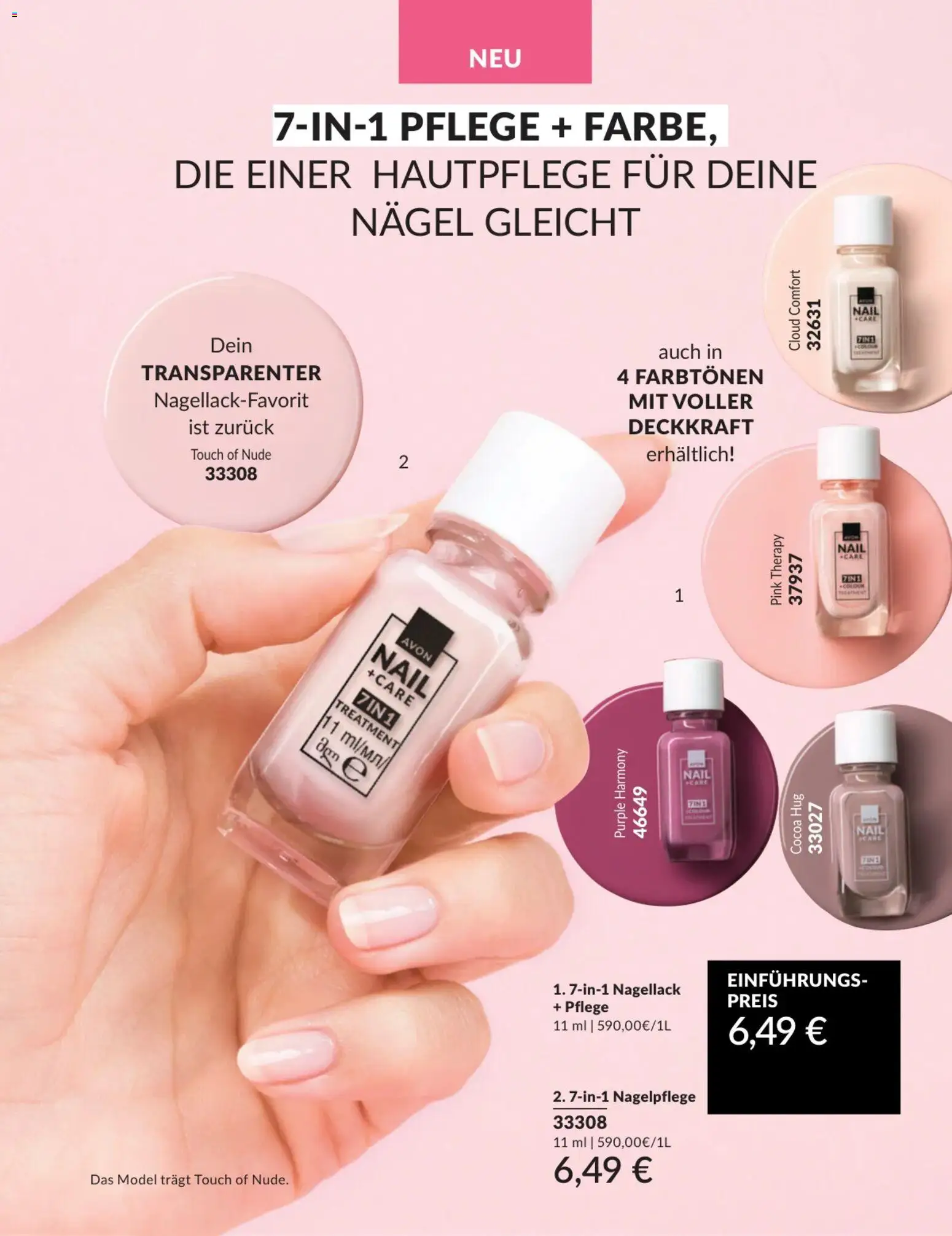 AVON Broschüre Februar 2026 – gültig ab 01.02.2026 | Seite: 7 | Produkte: Nagellack
