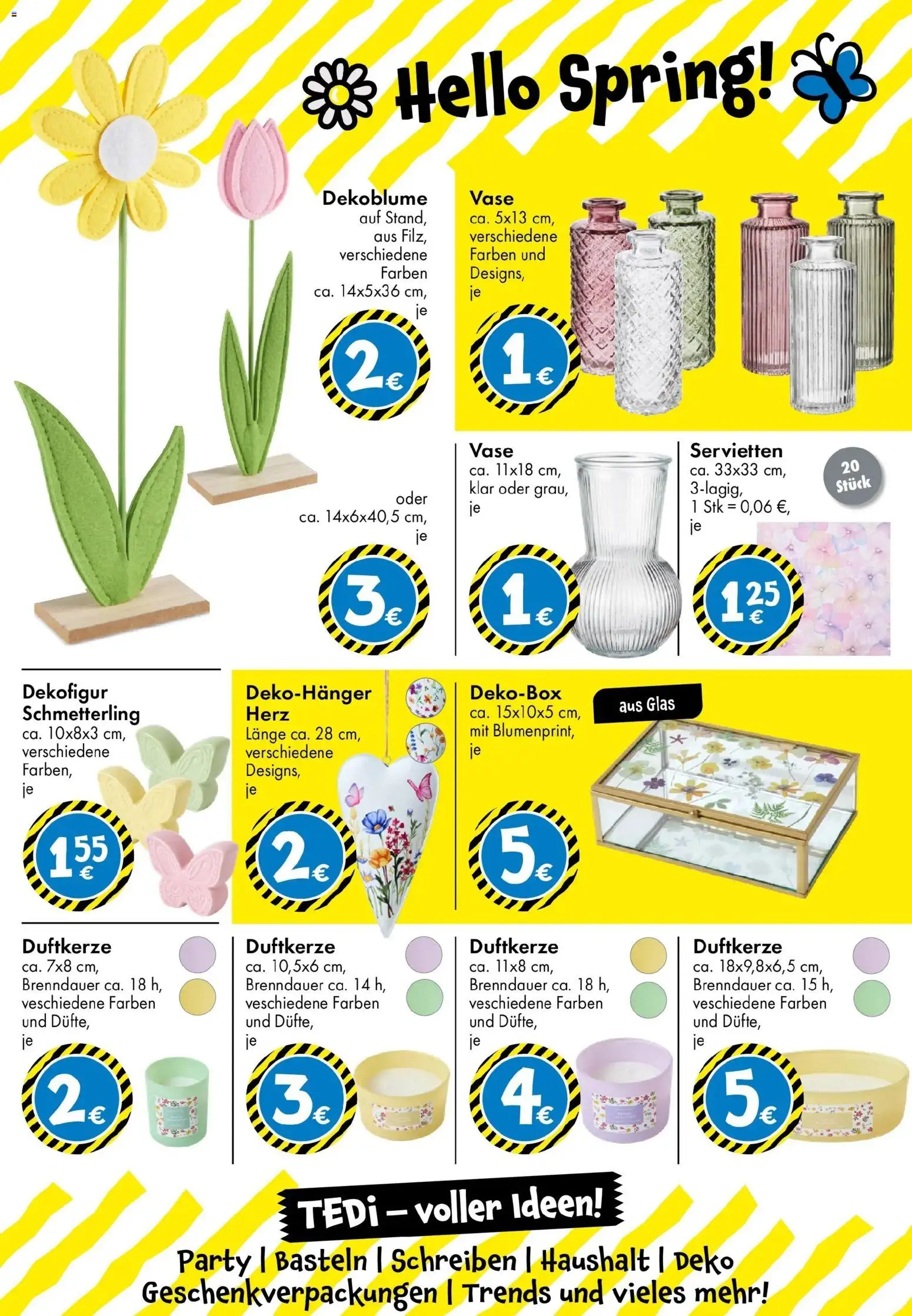 TEDi Flugblatt gültig ab 06.03.2026 | Seite: 25 | Produkte: Vase