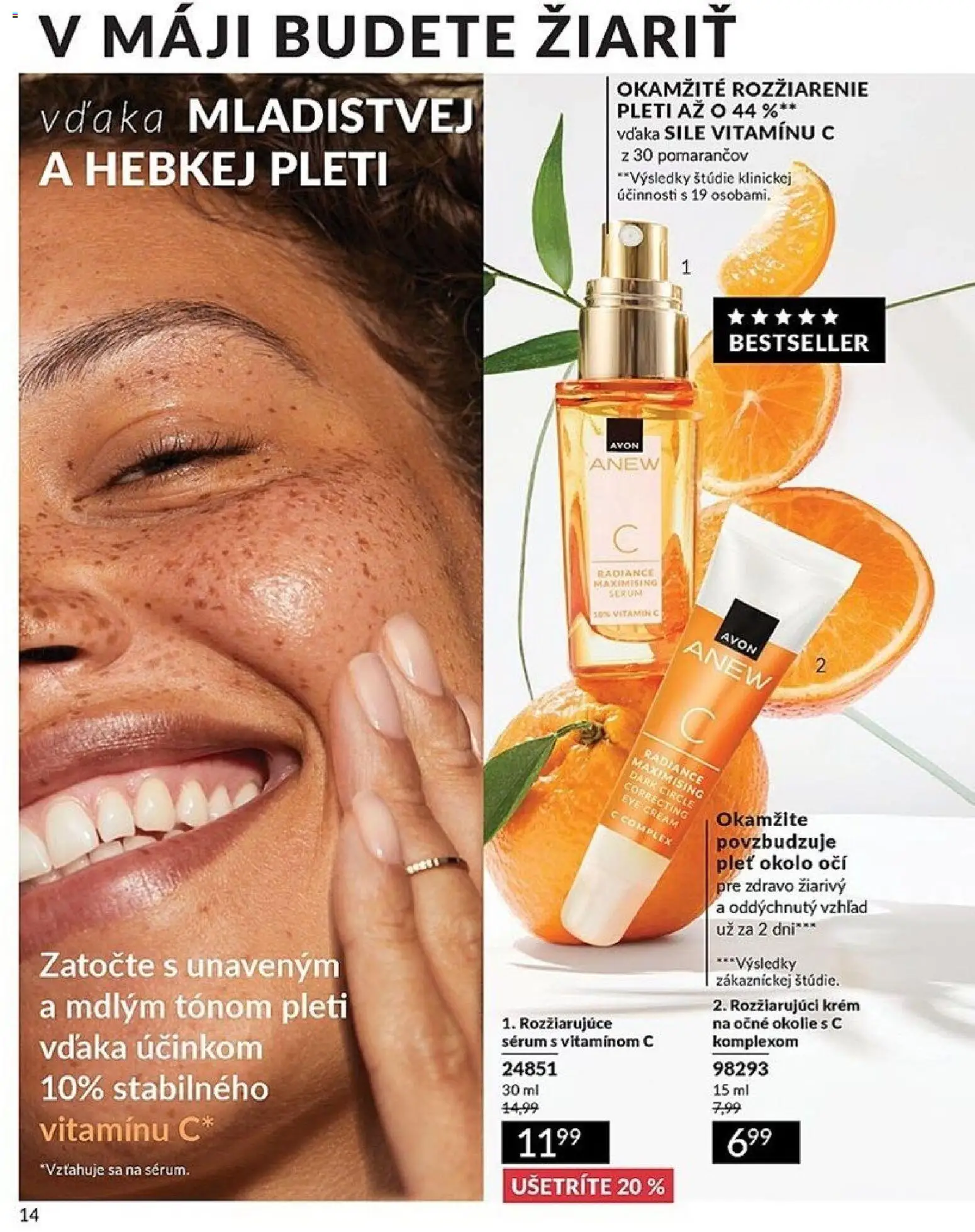 Nové Avon akcie – leták je platný od 01.05.2026 | Strana: 14 | Produkty: Krém