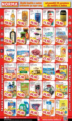 Náhled letáku Norma leták od 22.12.2025 | Strana: 14 | Produkty: Pizza Quattro Formaggi, Plech, Pizza Ristorante, Maso