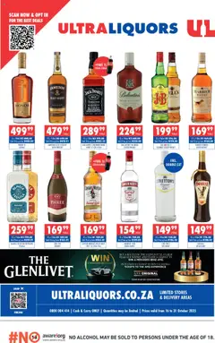 Ultra Liquors specials catalogue – valid from 16.10.2025