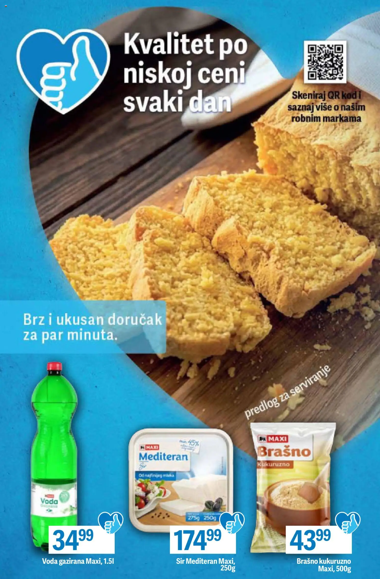 Maxi katalog - važi od 02.04.2026 | Strana: 40 | Proizvode: Brašno, Voda, Sir