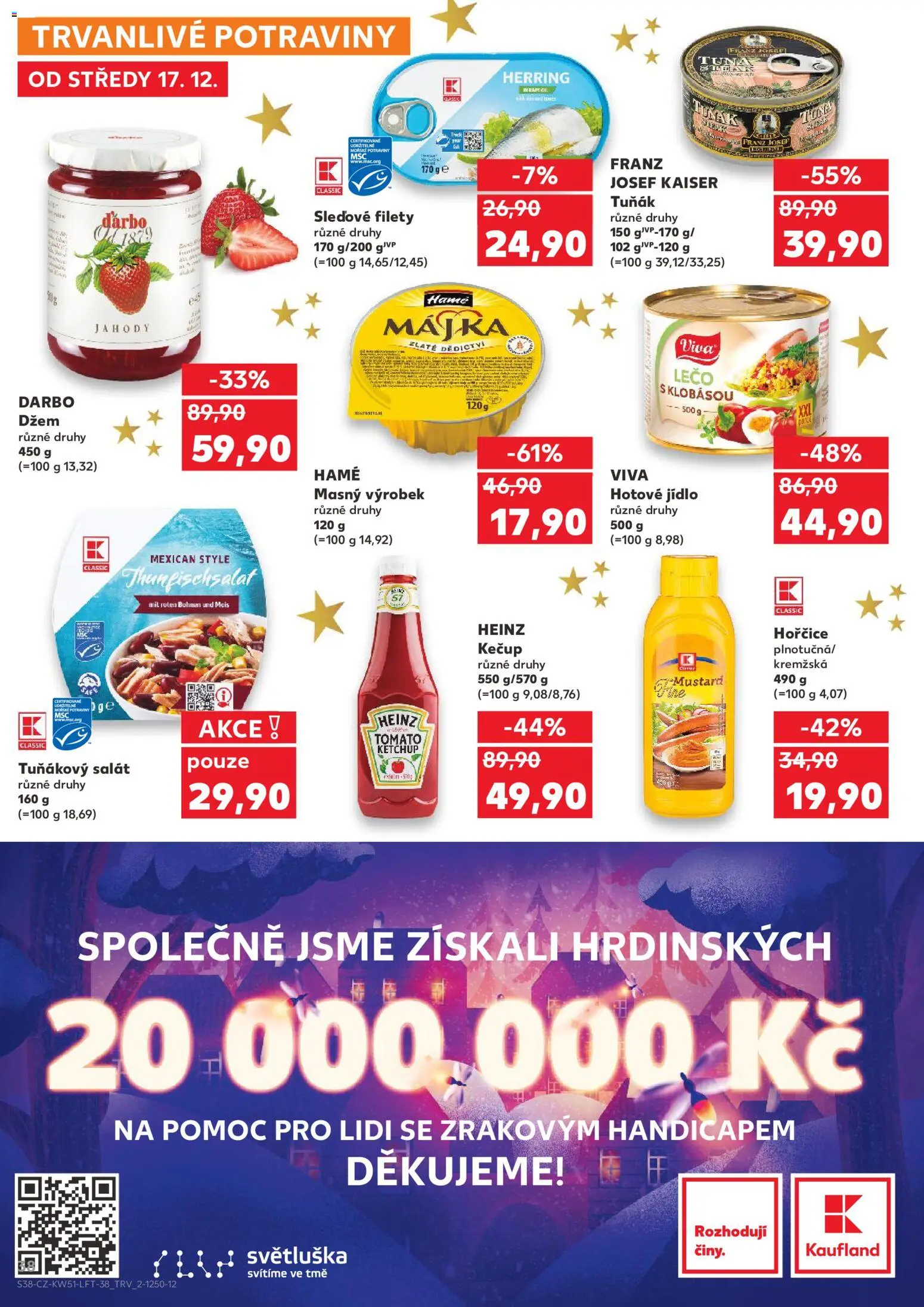 Kaufland leták - Chomutov od 17.12.2025 | Strana: 38 | Produkty: Jahody, Kečup, Salát, Hořčice