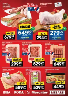 Idea katalog - pregled Idea kataloga - važi od 16.10.2025 | Strana: 5 | Proizvode: Pileći file, Ćureći file, Pileći batak, Kobasica