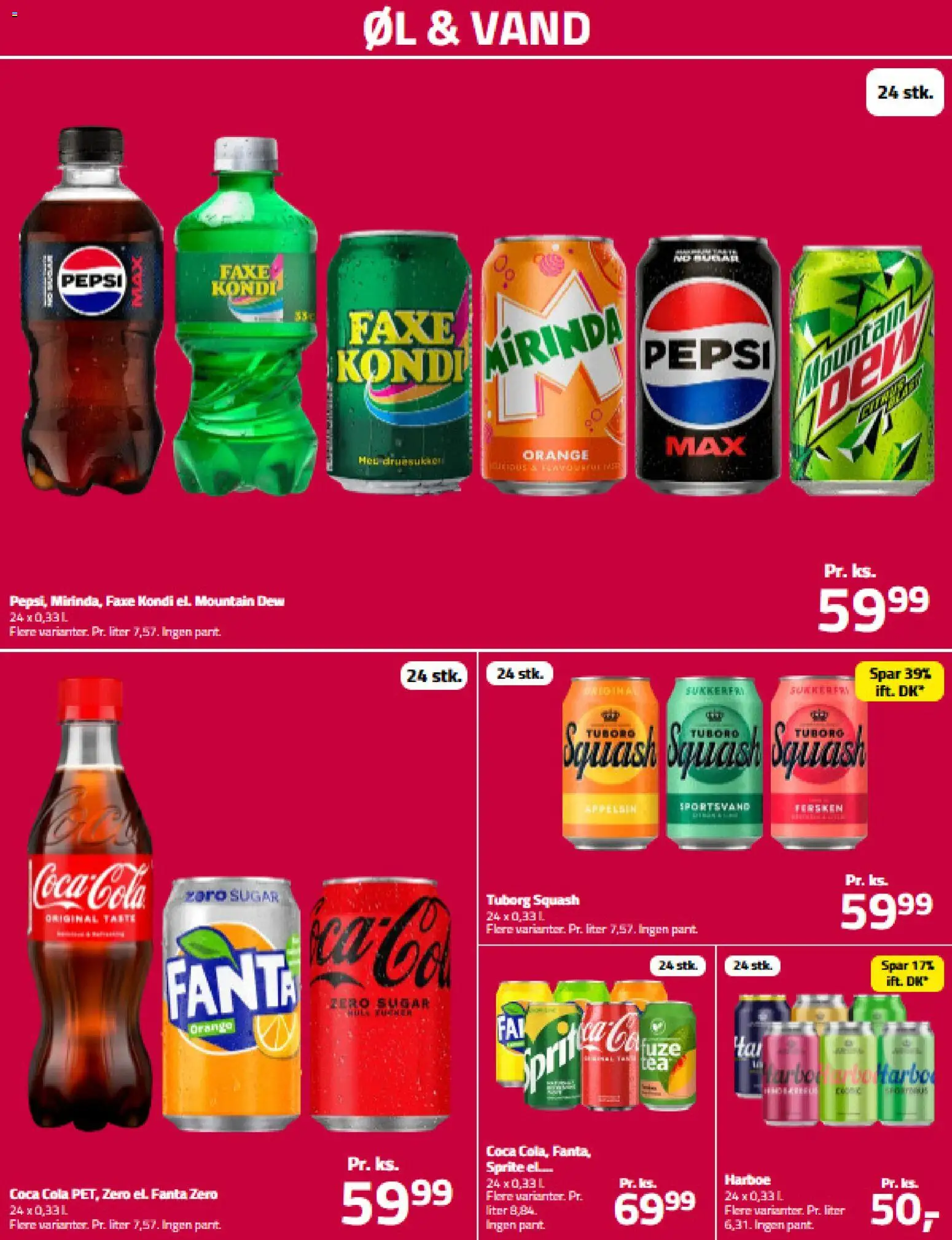 Fleggaard tilbudsavis – gyldig fra 10.12.2025 | Side: 6 | Produkter: Øl, Coca Cola, Fanta, Pepsi