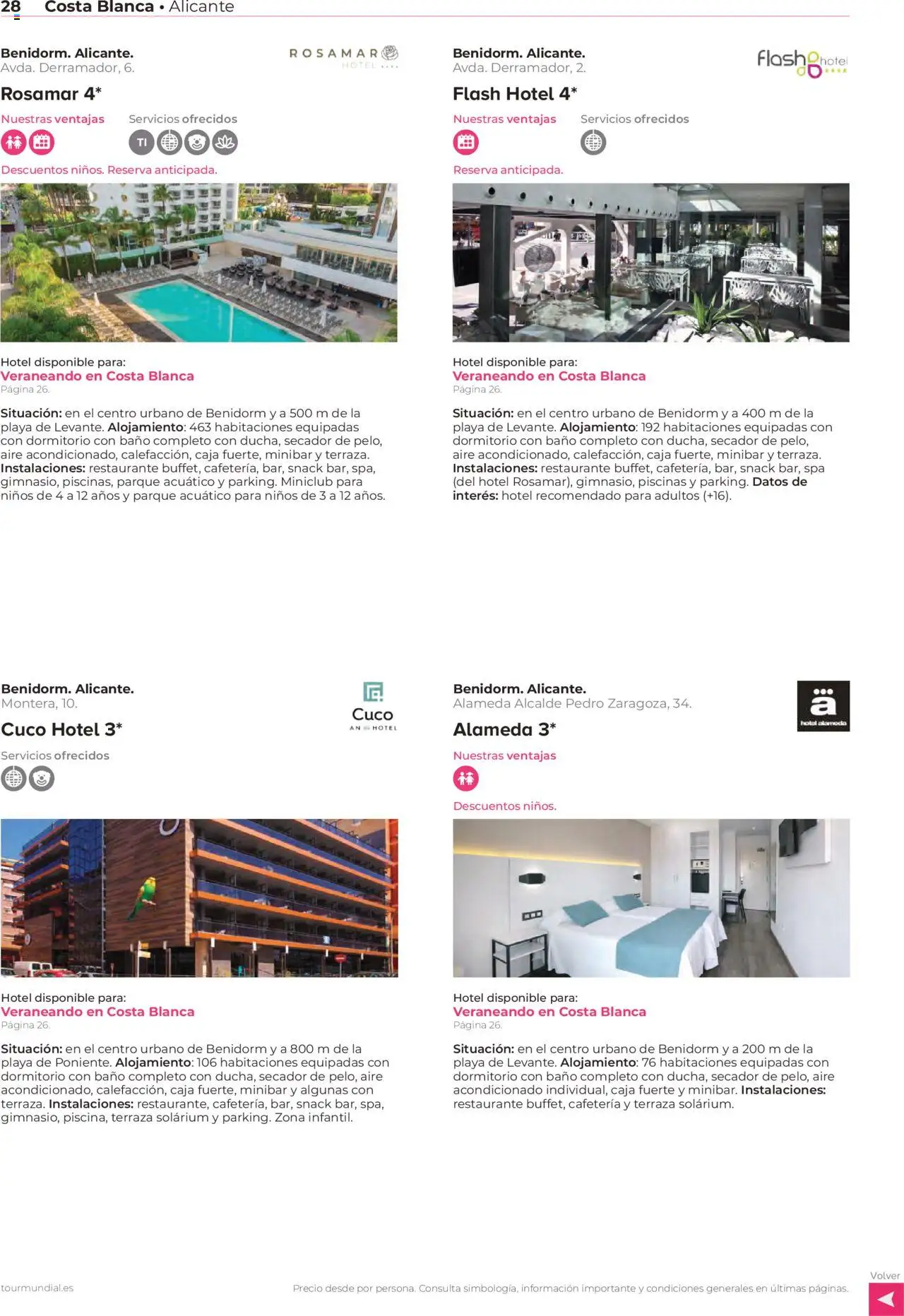 Viajes El Corte Inglés - Costas e islas │ válido desde el 26.03.2025 | Página: 28 | Productos: Aire acondicionado, Caja, Baño
