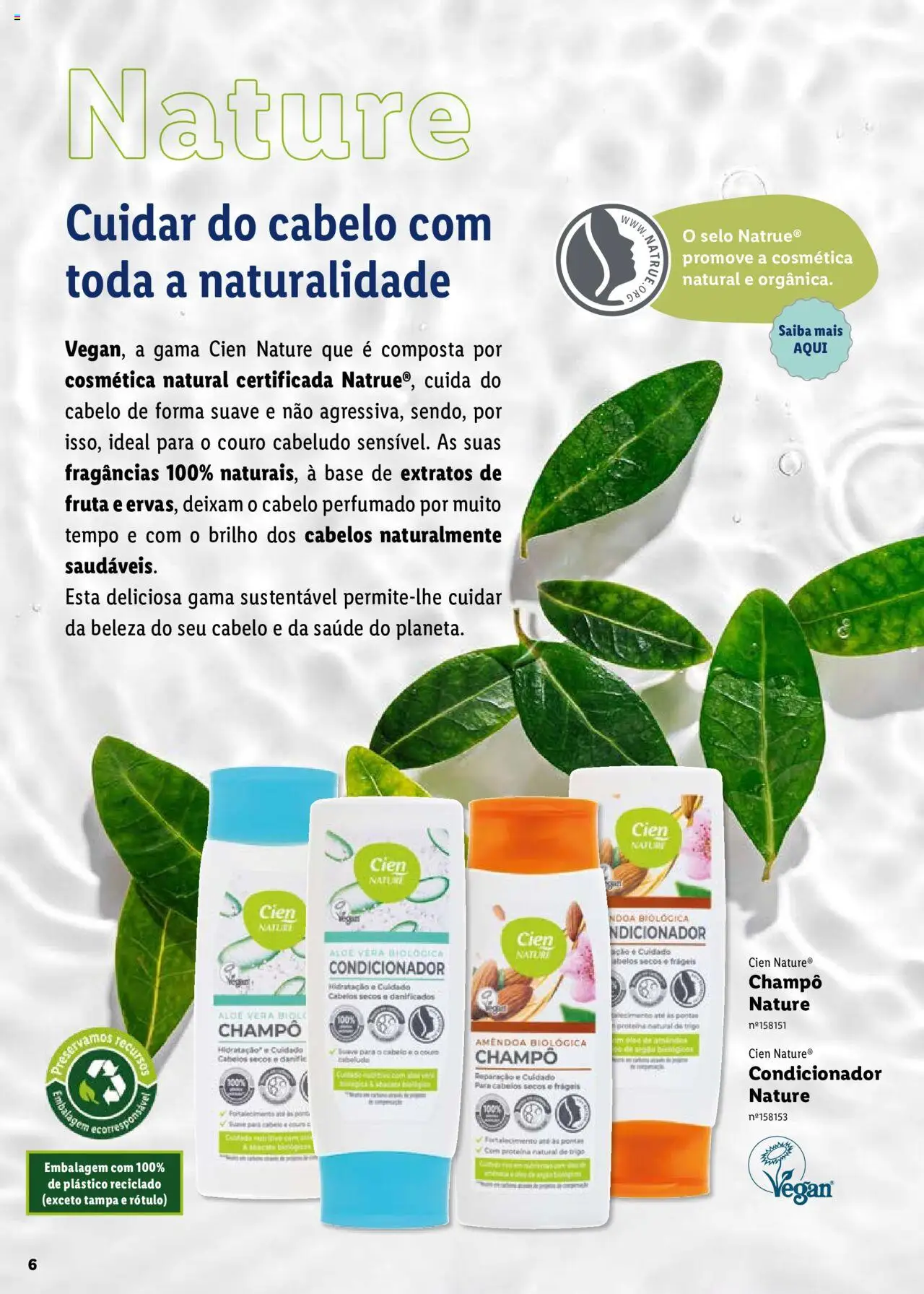 Lidl Cien - Beleza Inteligente │ válido de 26.02.2024 | Página: 6 | Produtos: Condicionador, Base